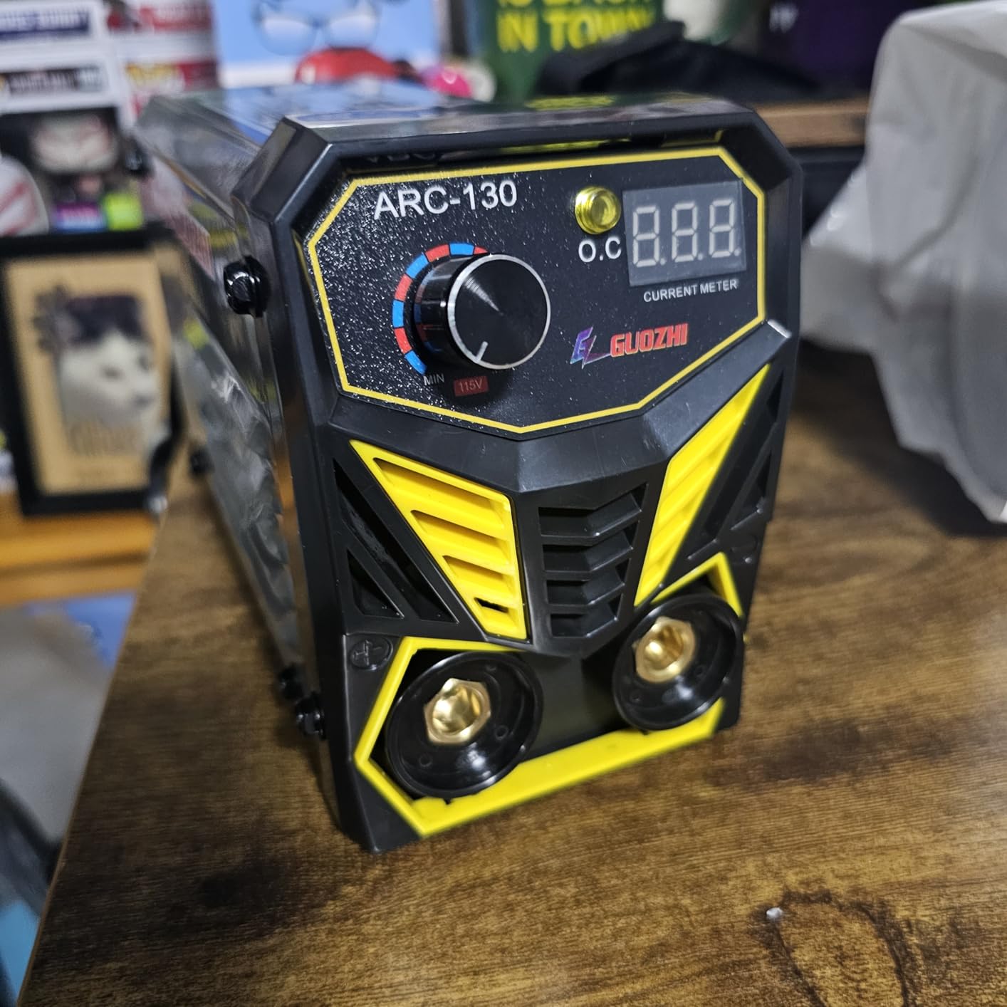 GZ GUOZHI Stick Welder Small Mini Portable, 110V 130A ARC MMA Welding Machine with Electrode Holder Cable & Work Clamp, IGBT Inverter Welder Digital Display, Welder Nomanlly at -68°F customer photo 1