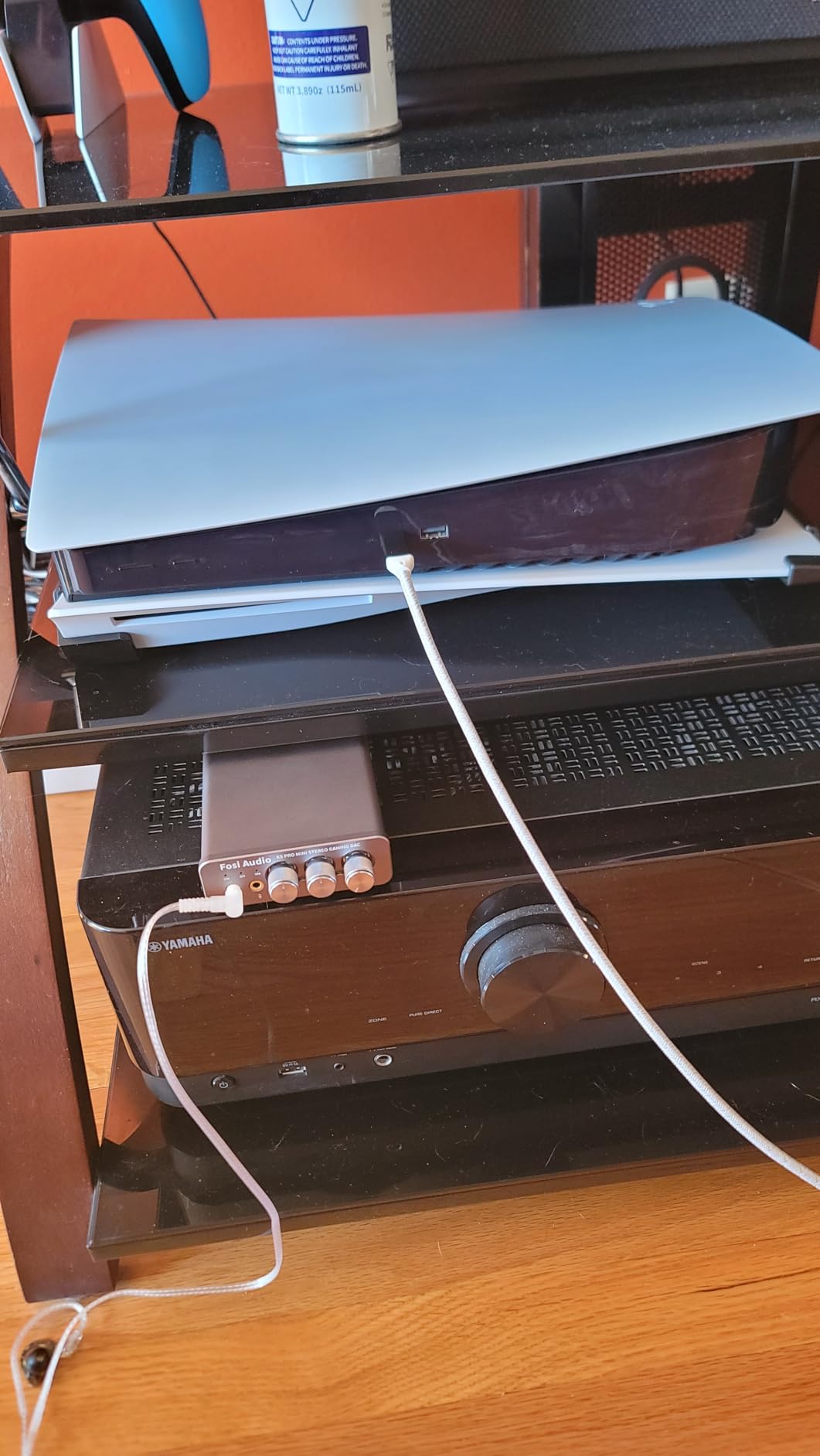 Fosi Audio K5 Pro Gaming DAC Headphone Amplifier Mini Hi-Fi Stereo Digital-to-Analog Audio Converter USB Type C/Optical/Coaxial to RCA/3.5MM AUX for PS5/PC/MAC/Computer customer photo 1