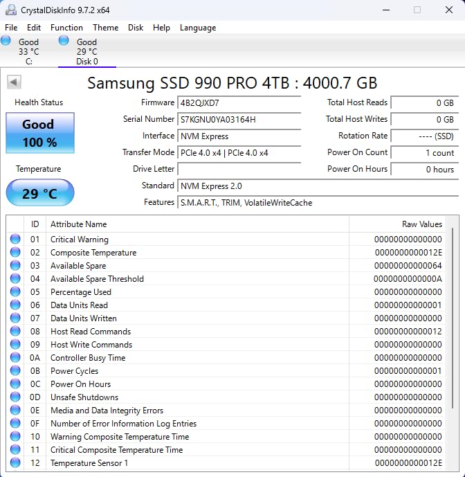 Samsung 990 PRO SSD 2TB NVMe M.2 PCIe Gen4, M.2 2280 Internal Solid State Hard Drive, Seq. Read Speeds Up to 7,450 MB/s for High End Computing, Gaming, and Heavy Duty Workstations customer photo 2