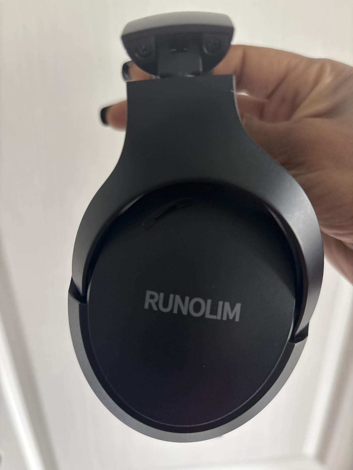 RUNOLIM Hybrid Active Noise Cancelling Headphones, Wireless Over Ear Bluetooth Headphones with Microphone, 70H Playtime, Foldable Headphone with HiFi Audio, Deep Bass for Home Travel Office customer photo 2