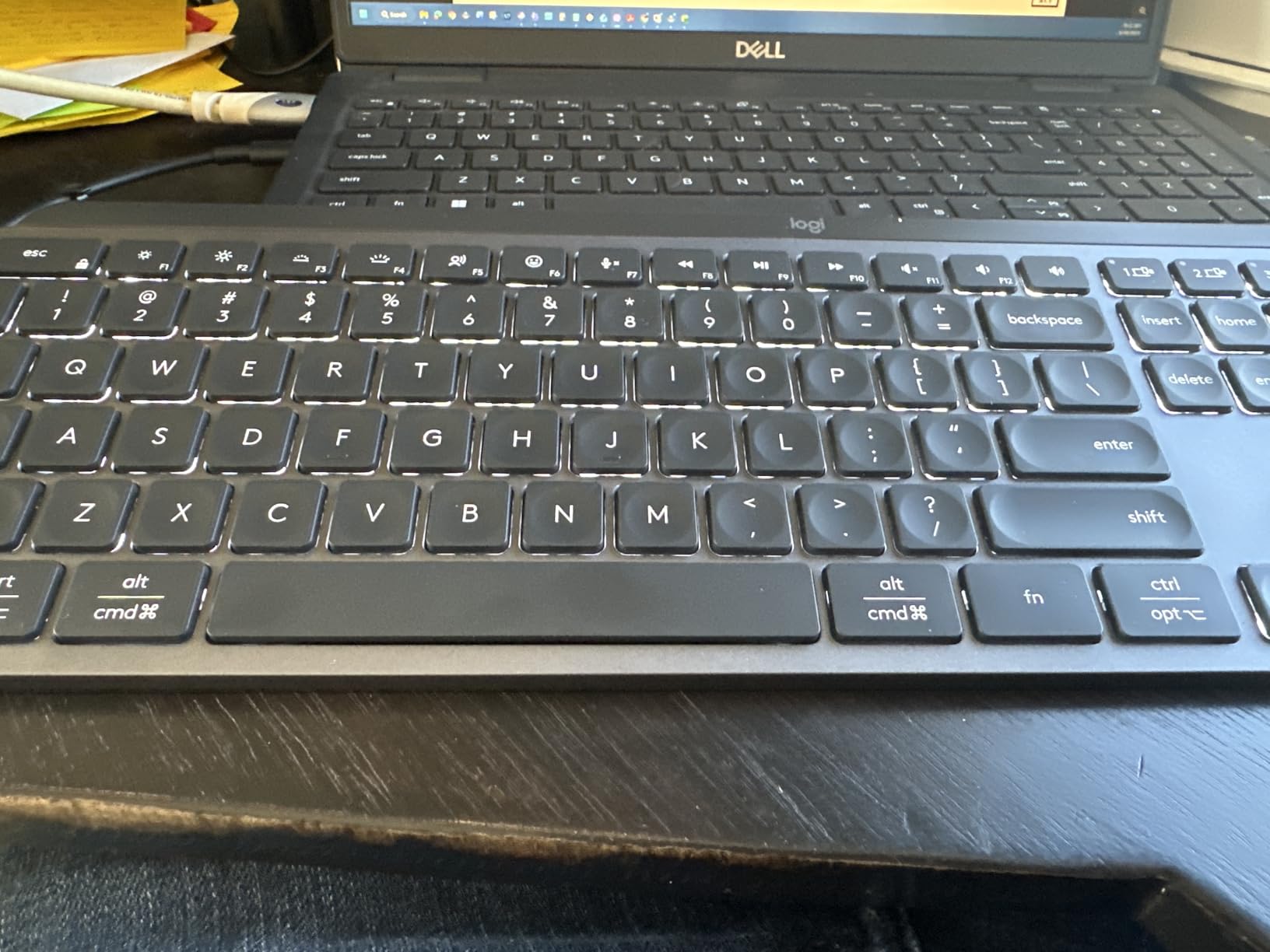 Logitech MX Keys S Wireless Keyboard, Low Profile, Fluid Precise Quiet Typing, Programmable Keys, Backlighting, Bluetooth, USB C Rechargeable, for Windows PC, Linux, Chrome, Mac - Graphite customer photo 1