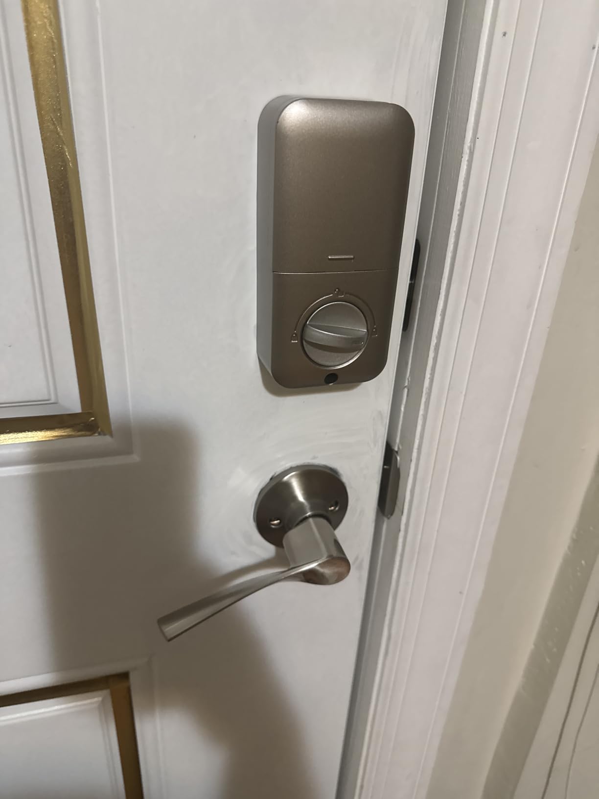 Veise Keyless Entry Door Lock with 2 Lever Handles - Electronic Keypad Deadbolt, Easy Installation Digital Smart Front Door Lock Set, Satin Nickel customer photo 1