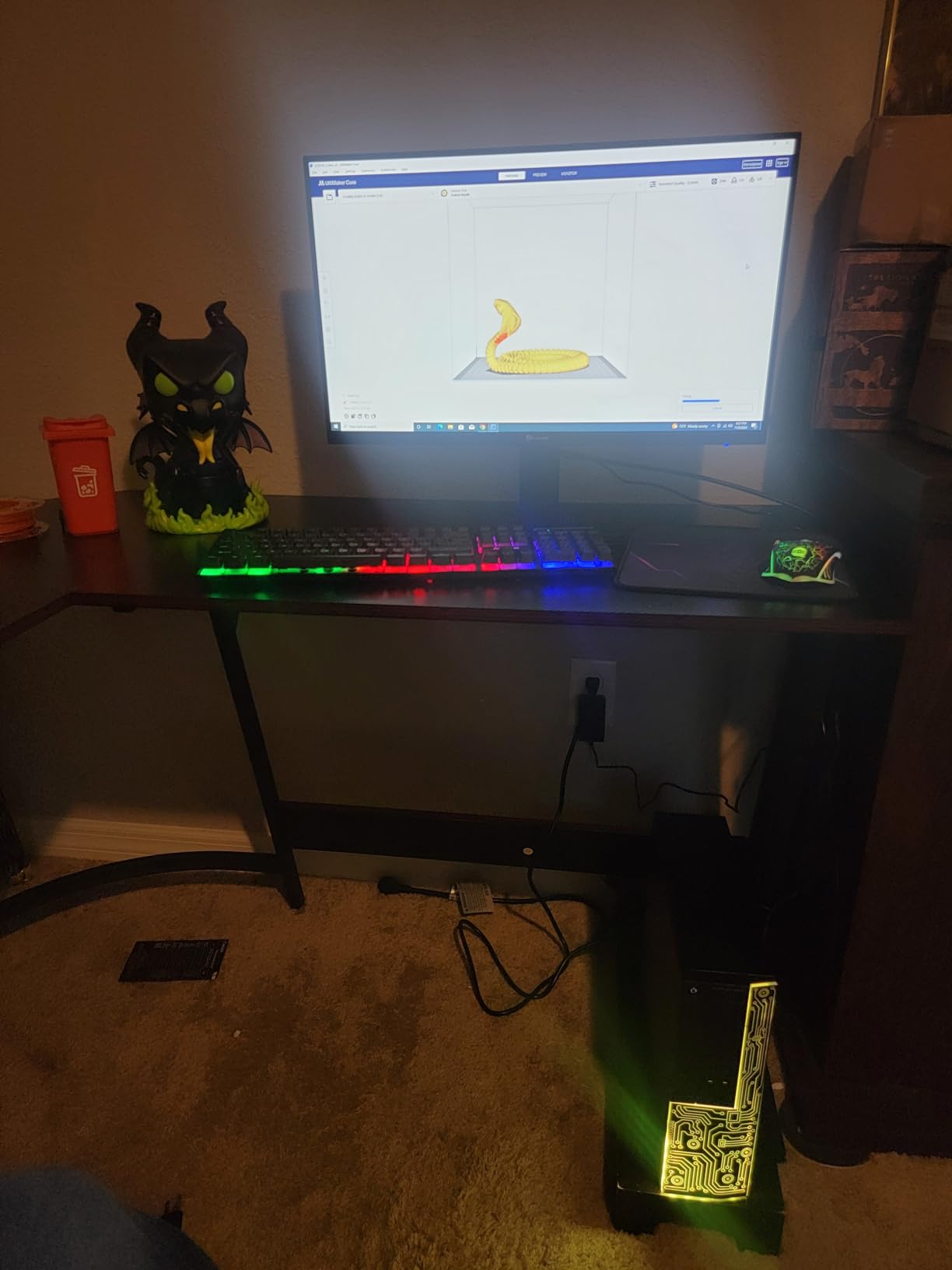 Dell Gaming OptiPlex Desktop RGB Computer PC, Intel Core i7, GeForce GT 1030 2GB GDDR5, 16GB RAM, 512GB SSD, 24 Inch HDMI Monitor, Keyboard Mouse and Headset, WiFi, Windows 11 Pro (Renewed) customer photo 1
