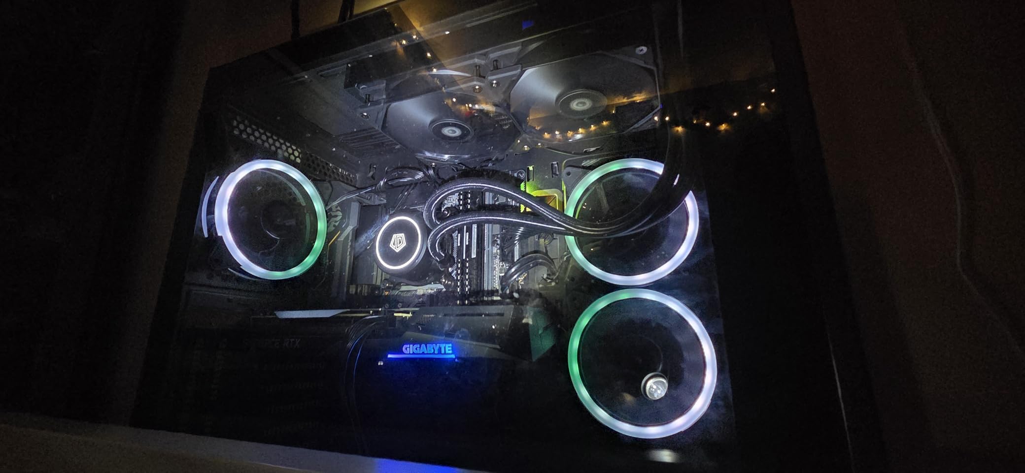 ID-COOLING FROSTFLOW X 240 CPU Water Cooler AIO Cooler 240mm CPU Liquid Cooler White LED 2x120mm PWM Fans, Intel 1700/1200/115X, AMD AM5/AM4 customer photo 1