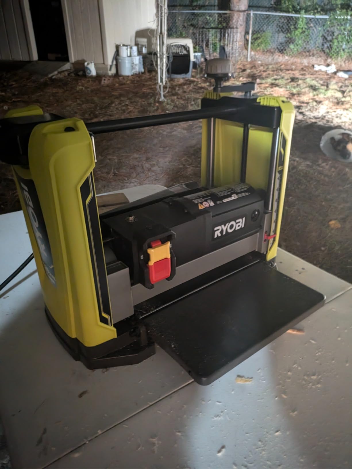 RYOBI 15 Amp 12-1/2 in. Corded Thickness Planer with Planer Knives, Knife Removal Tool, Hex Key and Dust Hood, Green, (AP1305) customer photo 1