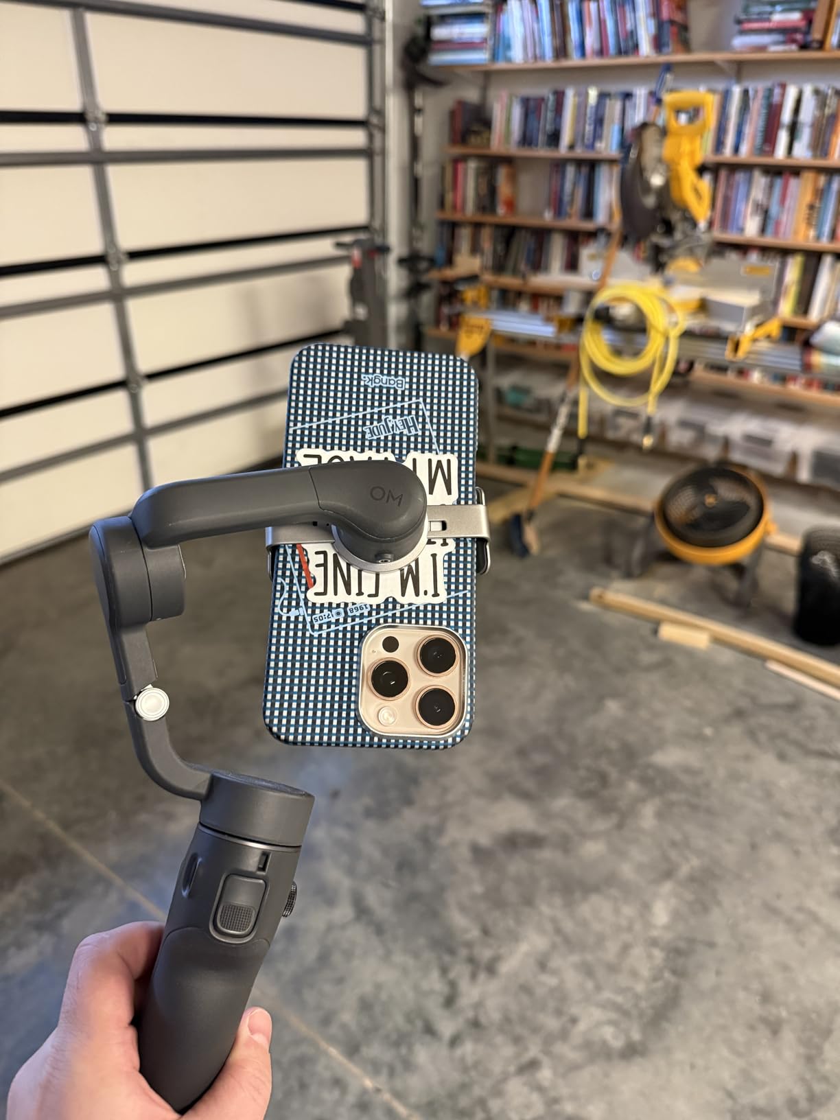 DJI Osmo Mobile 6 Smartphone Gimbal Stabilizer, 3-Axis Phone Gimbal, Built-In Extension Rod, Portable and Foldable, Android and iPhone Gimbal with ShotGuides, Vlogging Stabilizer, YouTube TikTok Video customer photo 2