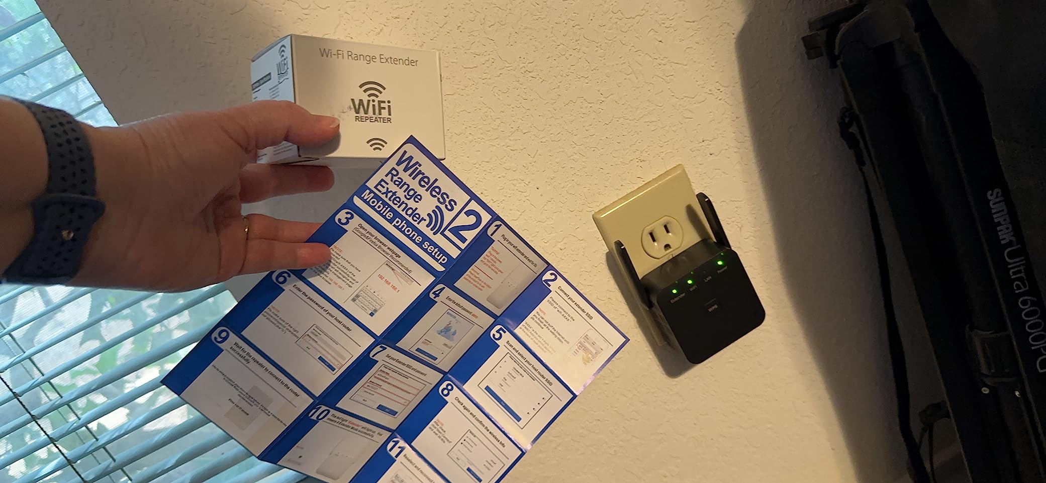 2026 Fastest WiFi Extender Signal Booster Covers 10000 Sq.ft and 80 Devices 2.4GHz High Speed WiFi Repeater with Ethernet Port Eliminate Dead Zones with Wireless Internet Booster for Home customer photo 1