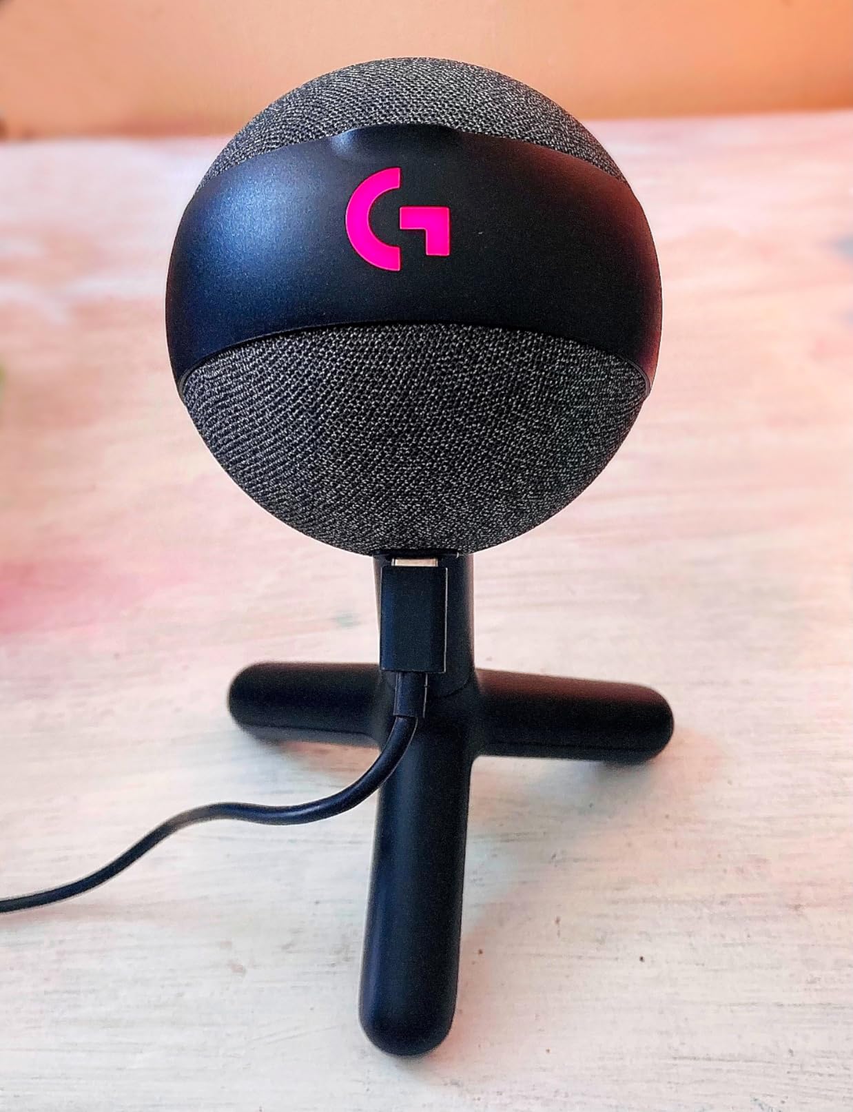 Logitech G Yeti Orb Condenser RGB Gaming Microphone with LIGHTSYNC, USB Mic for Streaming, Cardioid, USB Plug and Play for PC/Mac - Black customer photo 2