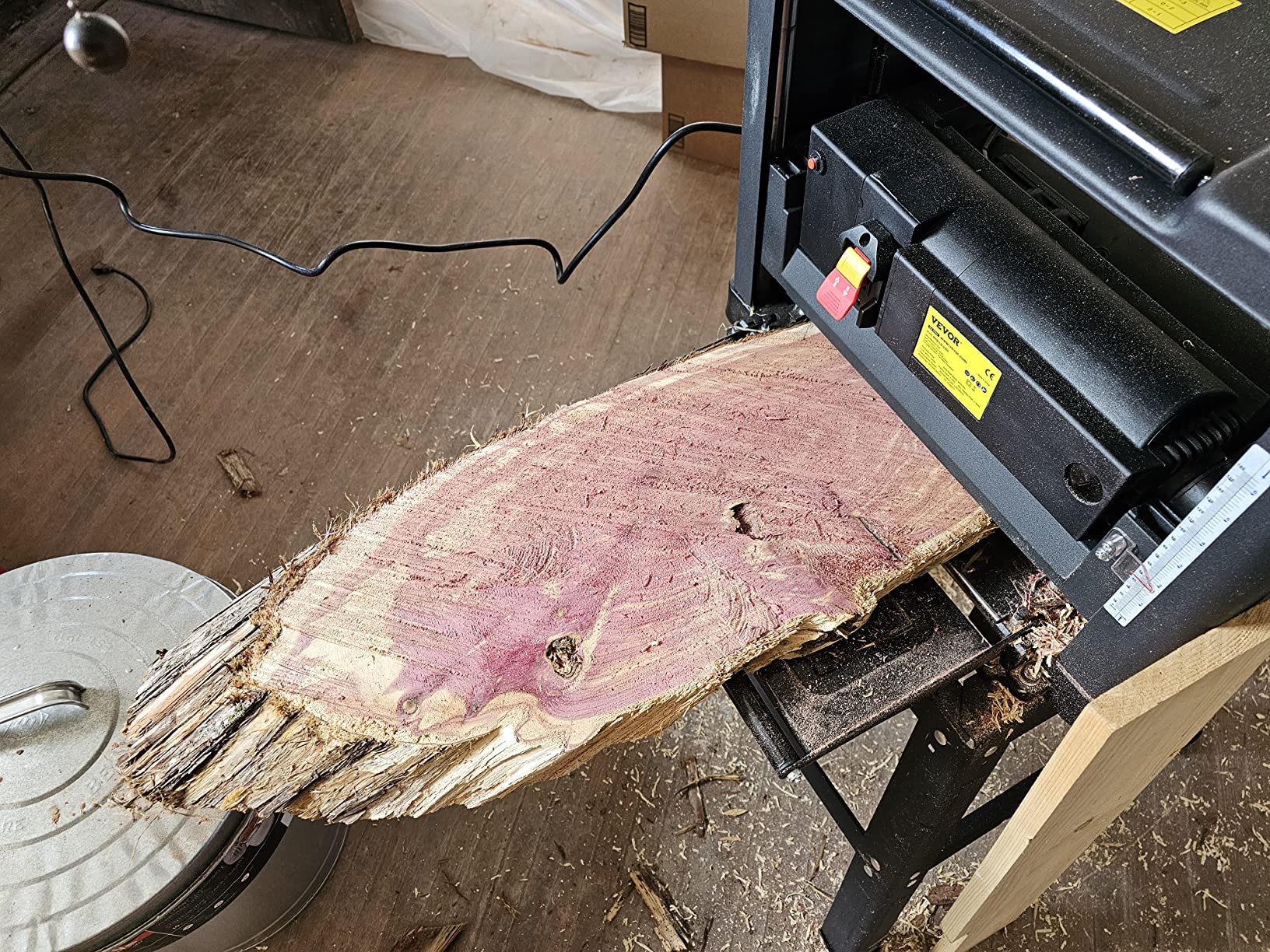 VEVOR Power Benchtop Planers, Three-Blade, Two Speed, 13