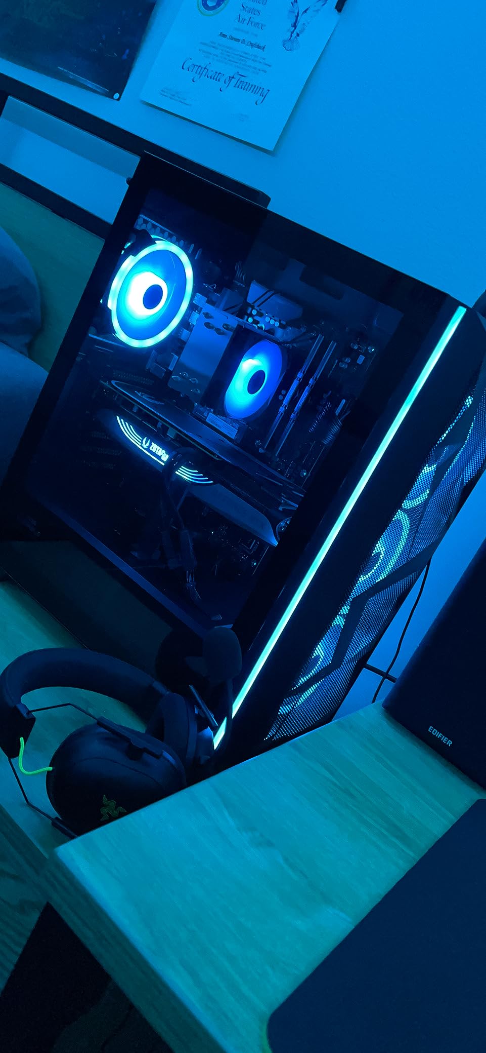 Skytech Gaming PC Desktop - AMD Ryzen 5 5600X 3.7 GHz, NVIDIA RTX 4070 Ti, 1TB NVME SSD, 16GB DDR4 RAM 3200, 750W Gold PSU, 11AC Wi-Fi, Windows 11 Home 64-bit customer photo 1