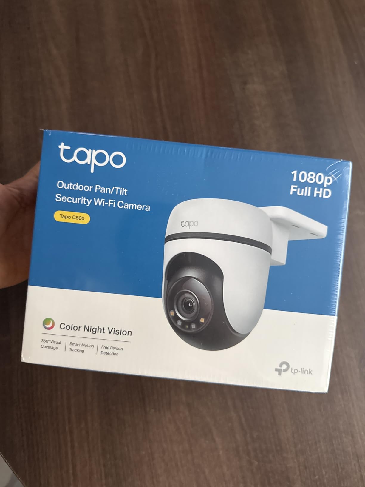 Tapo 1080P Outdoor Wired Pan/Tilt Security Wi-Fi Camera, 360° View, Motion Tracking, Works with Alexa & Google Home, Night Vision, Free AI Detection, Cloud & SD Card Storage customer photo 1