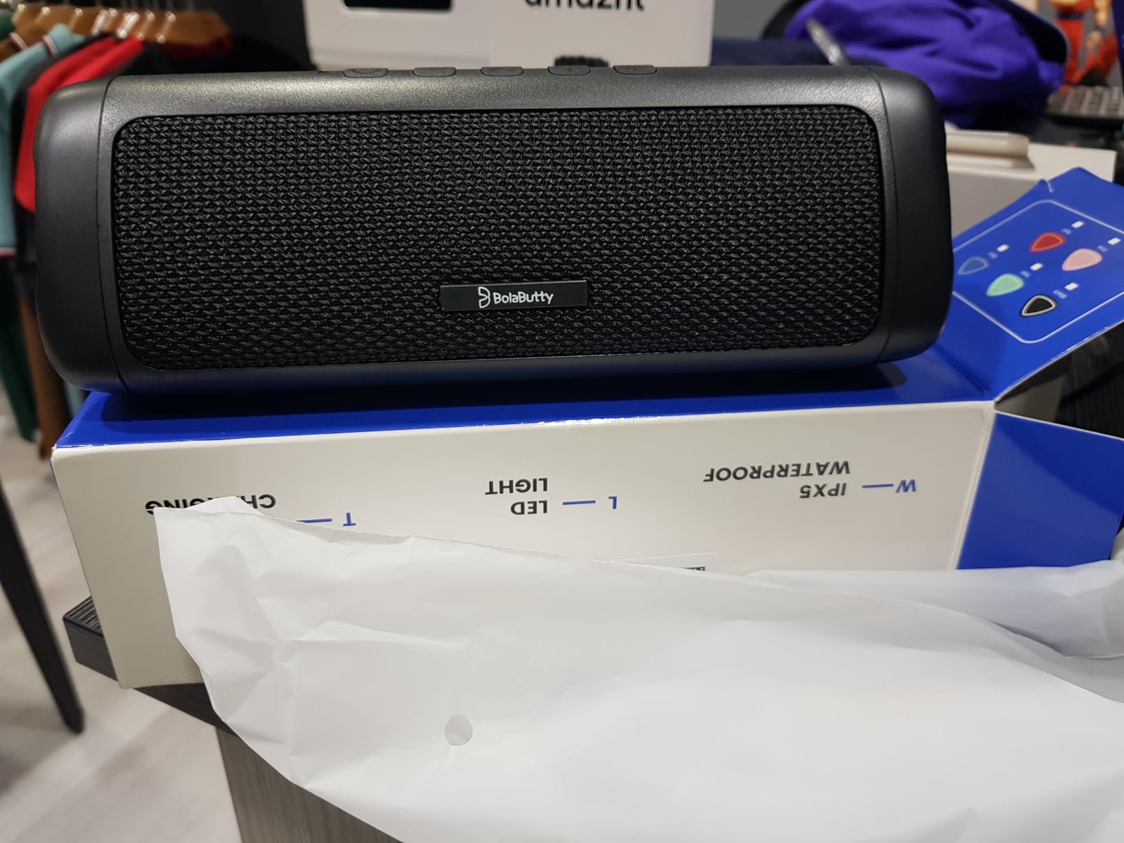 Bluetooth Speaker with HD Sound, Portable Wireless, IPX5 Waterproof, Up to 20H Playtime, TWS Pairing, BT5.3 customer photo 2