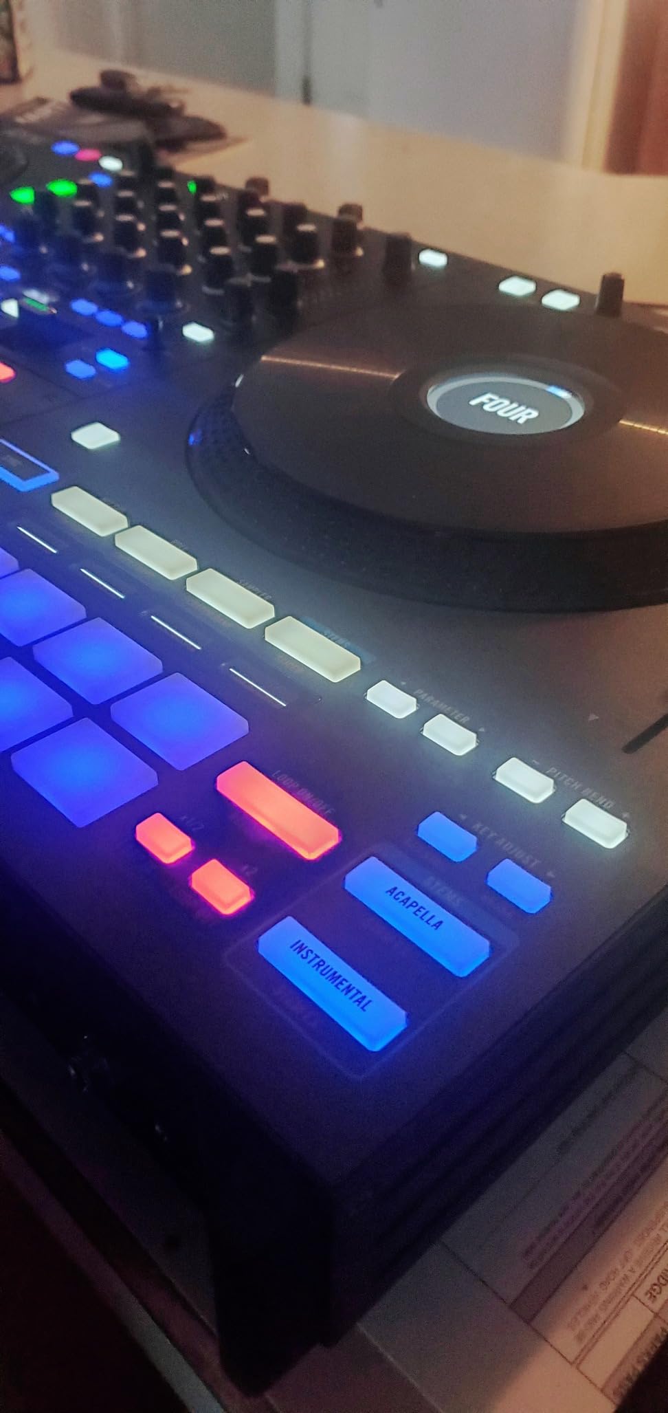 RANE FOUR Stems DJ Controller with 4 Decks, 8.5