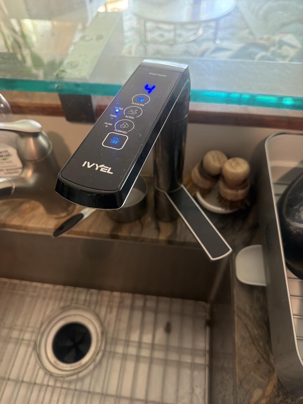 PL-MAX Under Sink Water Ionizer - Korean-Made Smart Touch Faucet System with 7 Solid Platinum-Titanium Plates, DARC Self-Cleaning & 5-Year Warranty customer photo 2