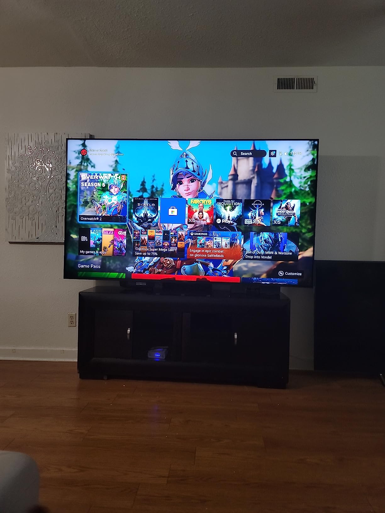 TCL 85-Inch QM8 QLED 4K Smart Mini LED TV with Google TV (85QM850G, 2023 Model) Dolby Vision, Dolby Atmos, HDR Ultra, Game Accelerator up to 240Hz, Voice Remote, Works with Alexa, Streaming Television customer photo 1