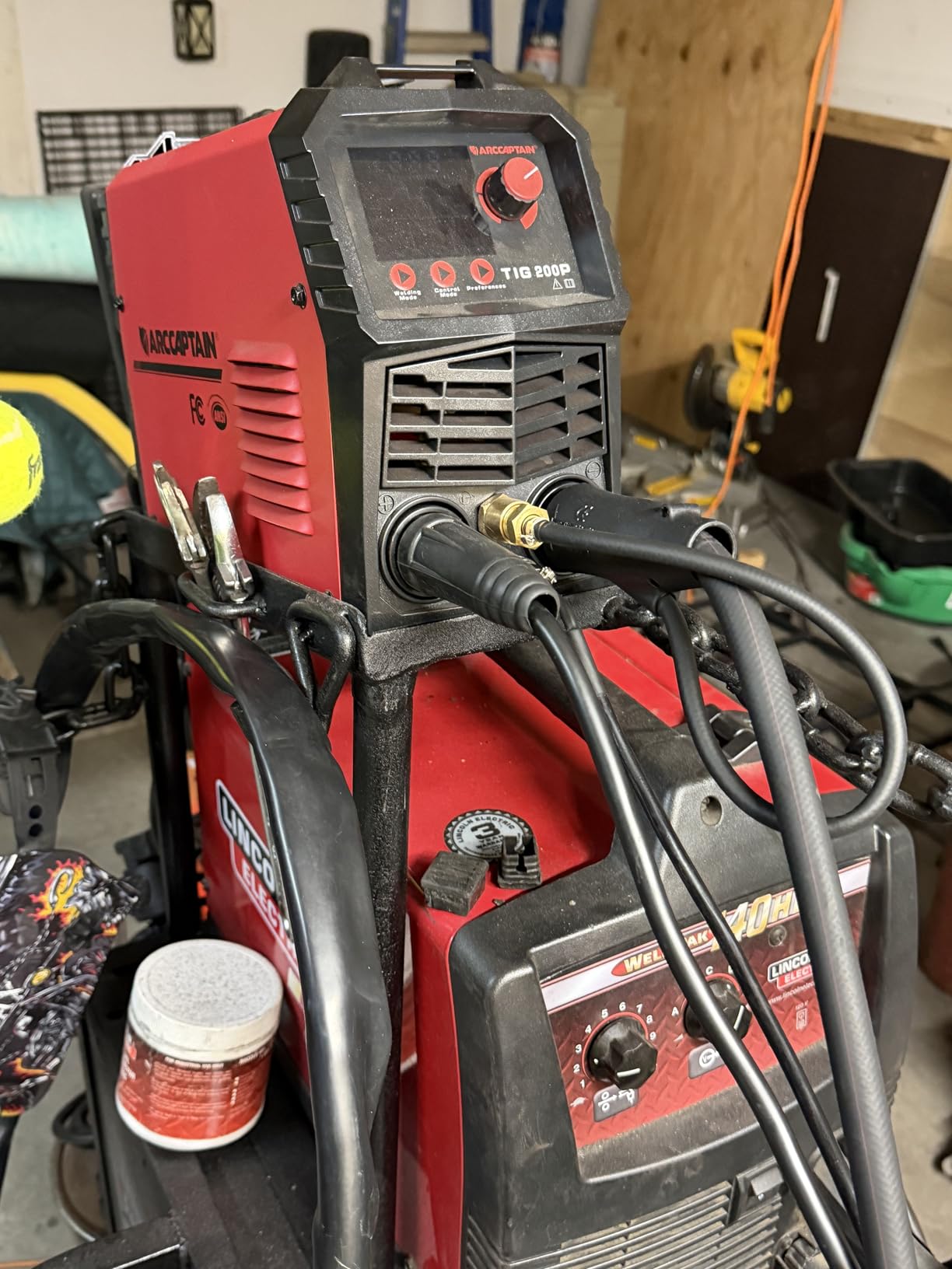 ARCCAPTAIN TIG Welder AC/DC 200Amp with Pulse, Aluminum TIG Welder 110V/220V TIG Welder with Square/Triangular Wave/Stick/MMA/Spot 7 in 1 MultiProcess Welding Machine customer photo 1