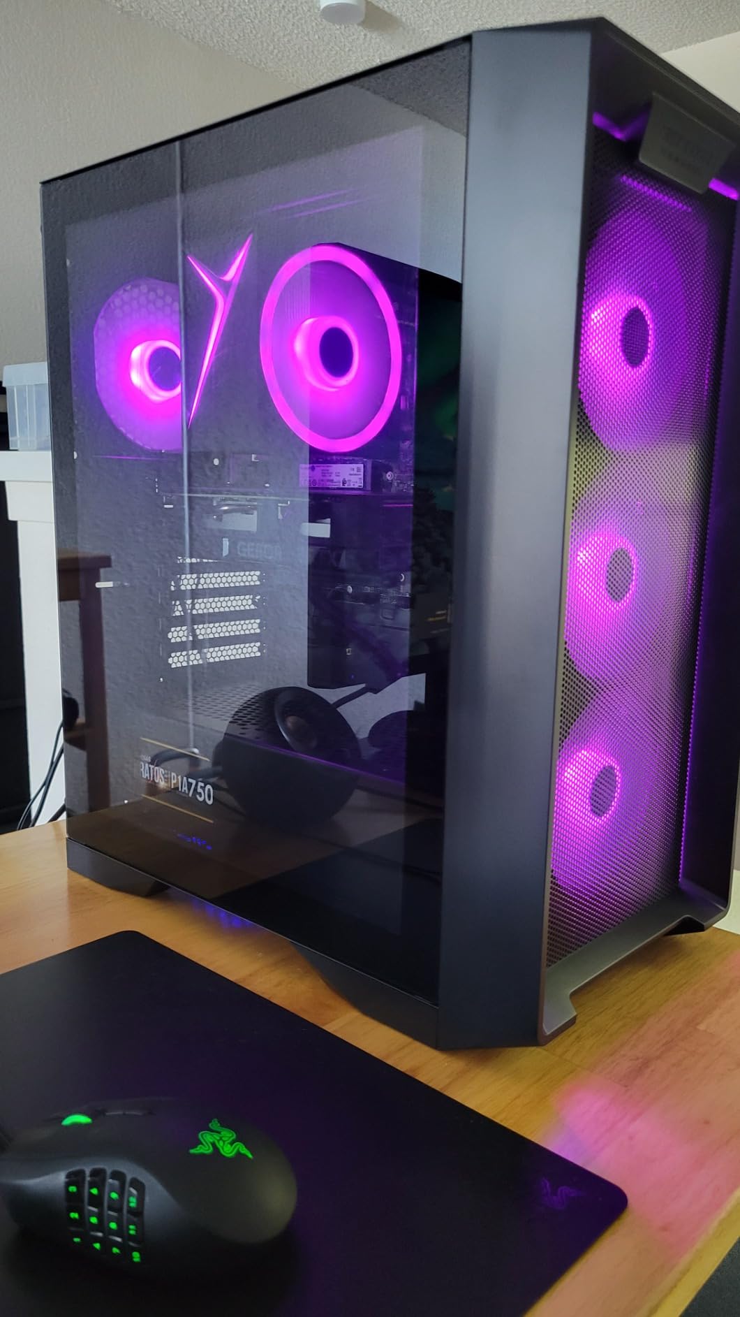Skytech Gaming Chronos Gaming PC Desktop - Intel Core i7 13700K 3.4 GHz, NVIDIA RTX 4070, 1TB NVME SSD, 32GB DDR5 RAM RGB, 750W Gold PSU, 360mm AIO, 11AC Wi-Fi, Windows 11 Home 64-bit,Black customer photo 2