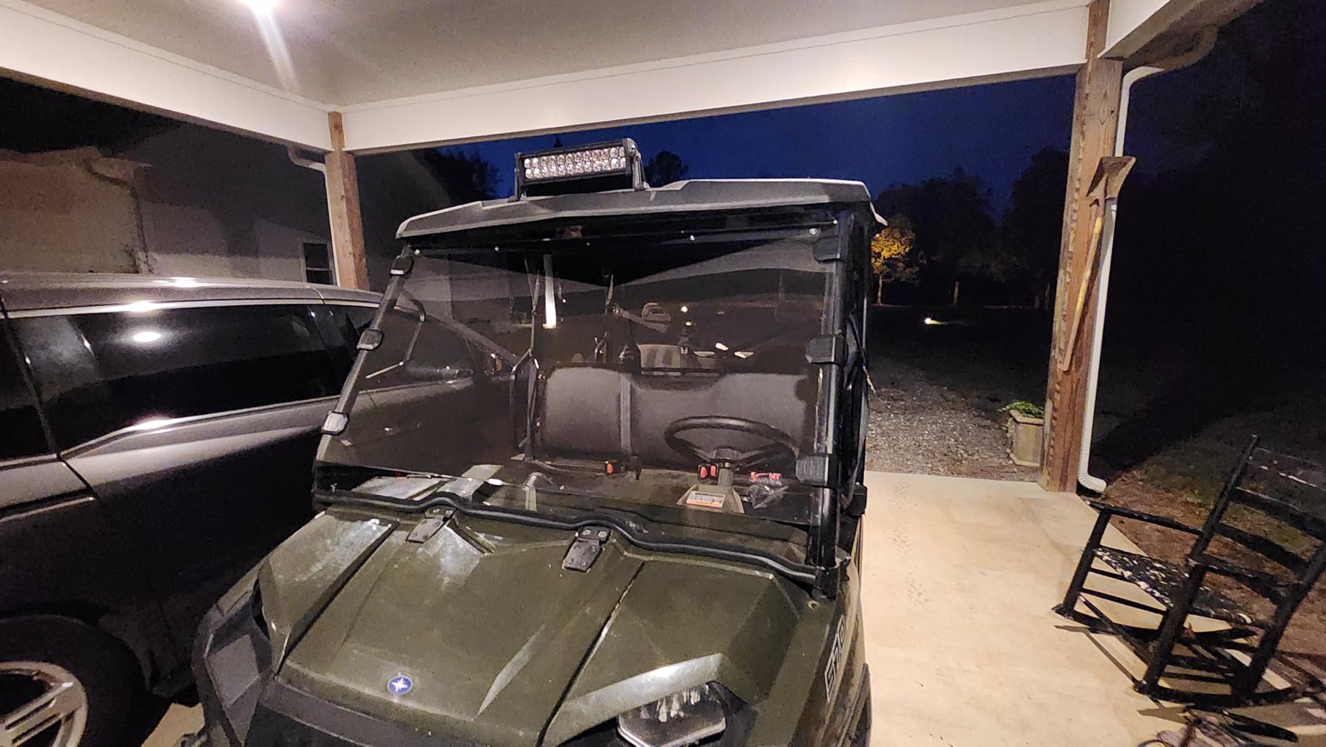 StarknightMT Scratch-Resistant Ranger 800 570 Windshield - UV-Proof Hard-Coated Full Windshield Compatible with Polaris 2010-2016 Ranger XP 800/Ranger XP 800 Crew/Ranger 800 6x6 customer photo 1