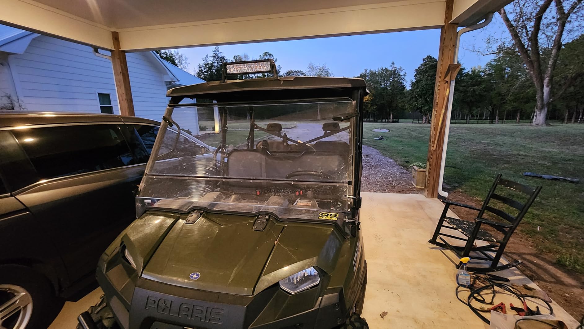 StarknightMT Scratch-Resistant Ranger 800 570 Windshield - UV-Proof Hard-Coated Full Windshield Compatible with Polaris 2010-2016 Ranger XP 800/Ranger XP 800 Crew/Ranger 800 6x6 customer photo 2