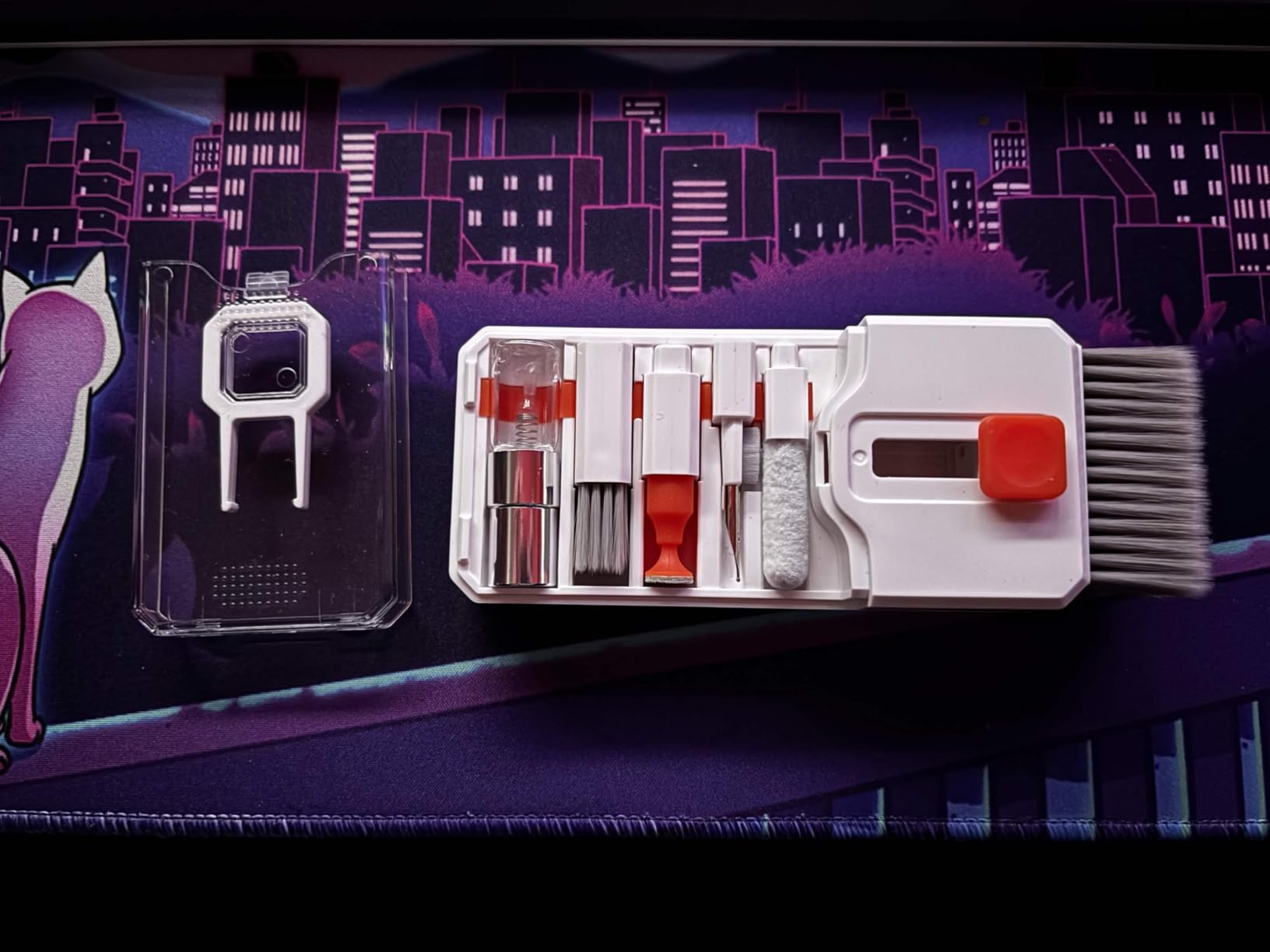 Keyboard Cleaning Kit Laptop Cleaner, All-in-1 Computer Screen Cleaning Brush Tool, Multi-Function PC Accessories Electronic Cleaner Kit Spray for iPhone iPad Macbook Earbud Camera Monitor with Patent customer photo 1