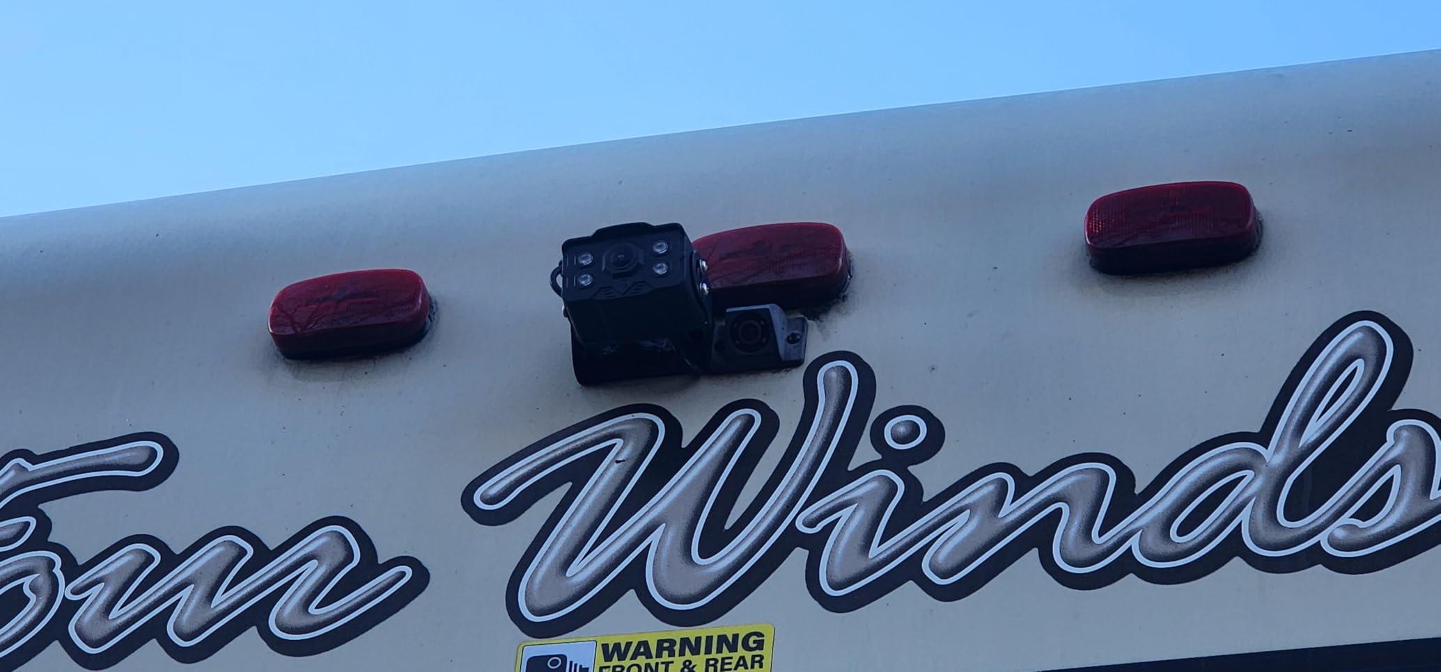 1080P Wireless RV Camera System, IP69 Waterproof Night Vision Backup Camera Side Rear View Camera with 7 Inch HD Monitor for RV Truck Trailer Camper customer photo 1