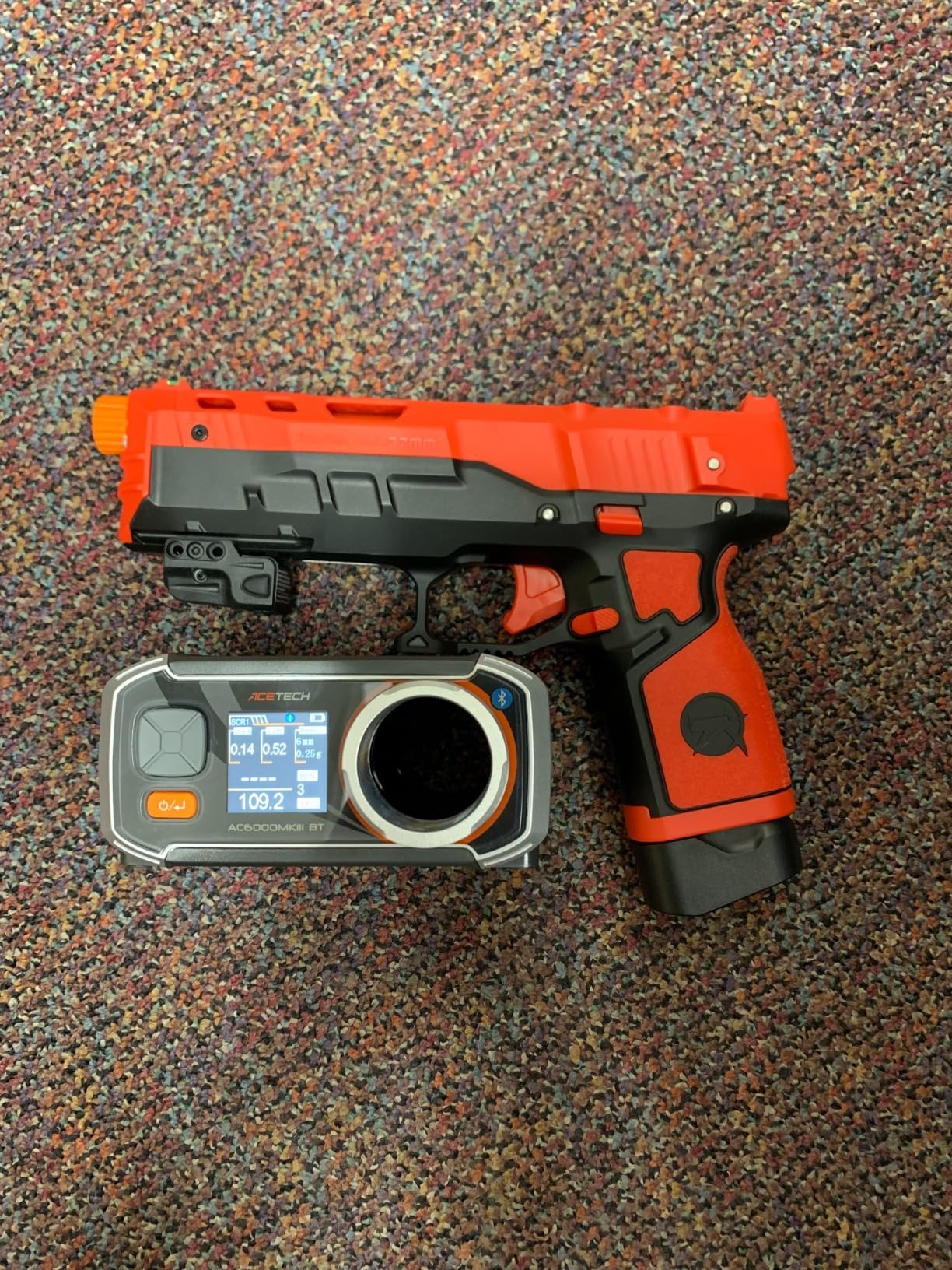 ACETECH Airsoft Chronograph AC6000MKIII 30 to 400 m/s Measurement Shooting Speed Tester Chrono with Colorful LCD Display for 4.5mm/6mm/8mm/9mm BB customer photo 2