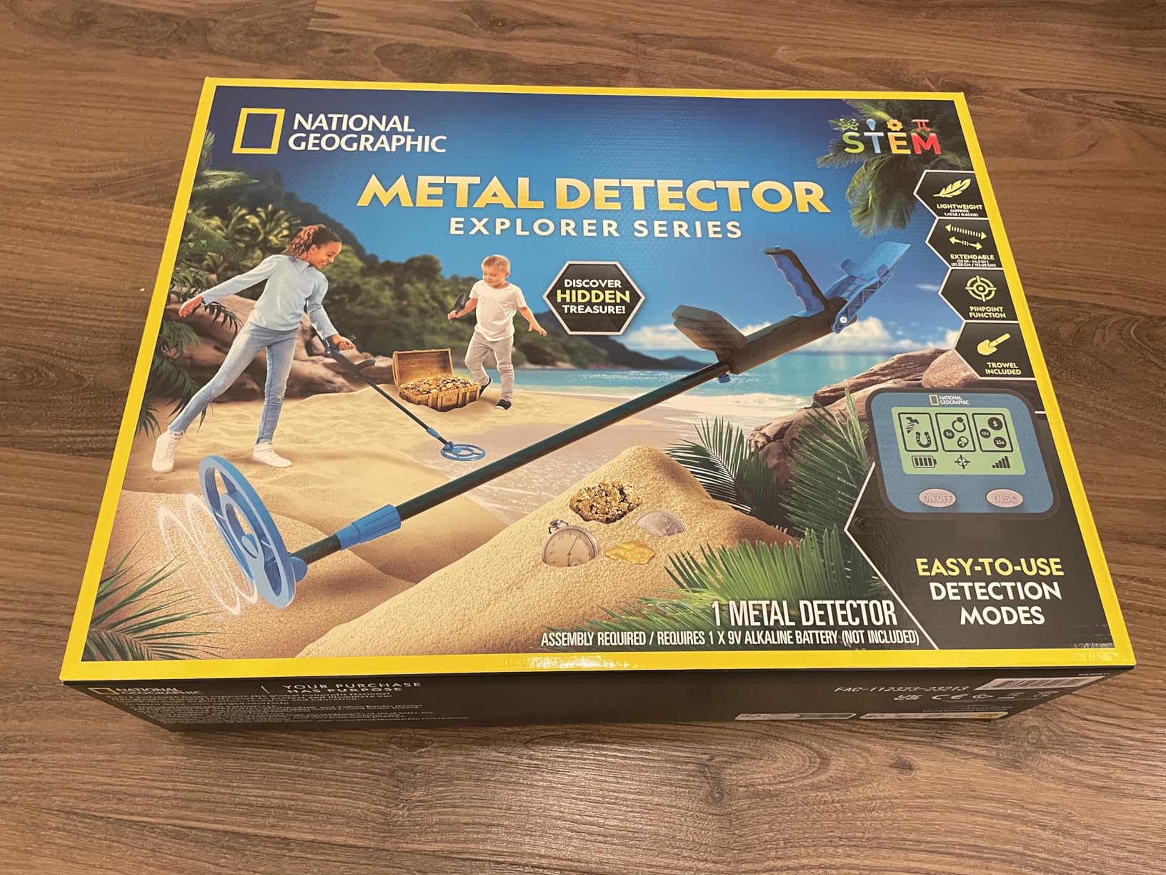 NATIONAL GEOGRAPHIC Metal Detector for Kids - 7.4