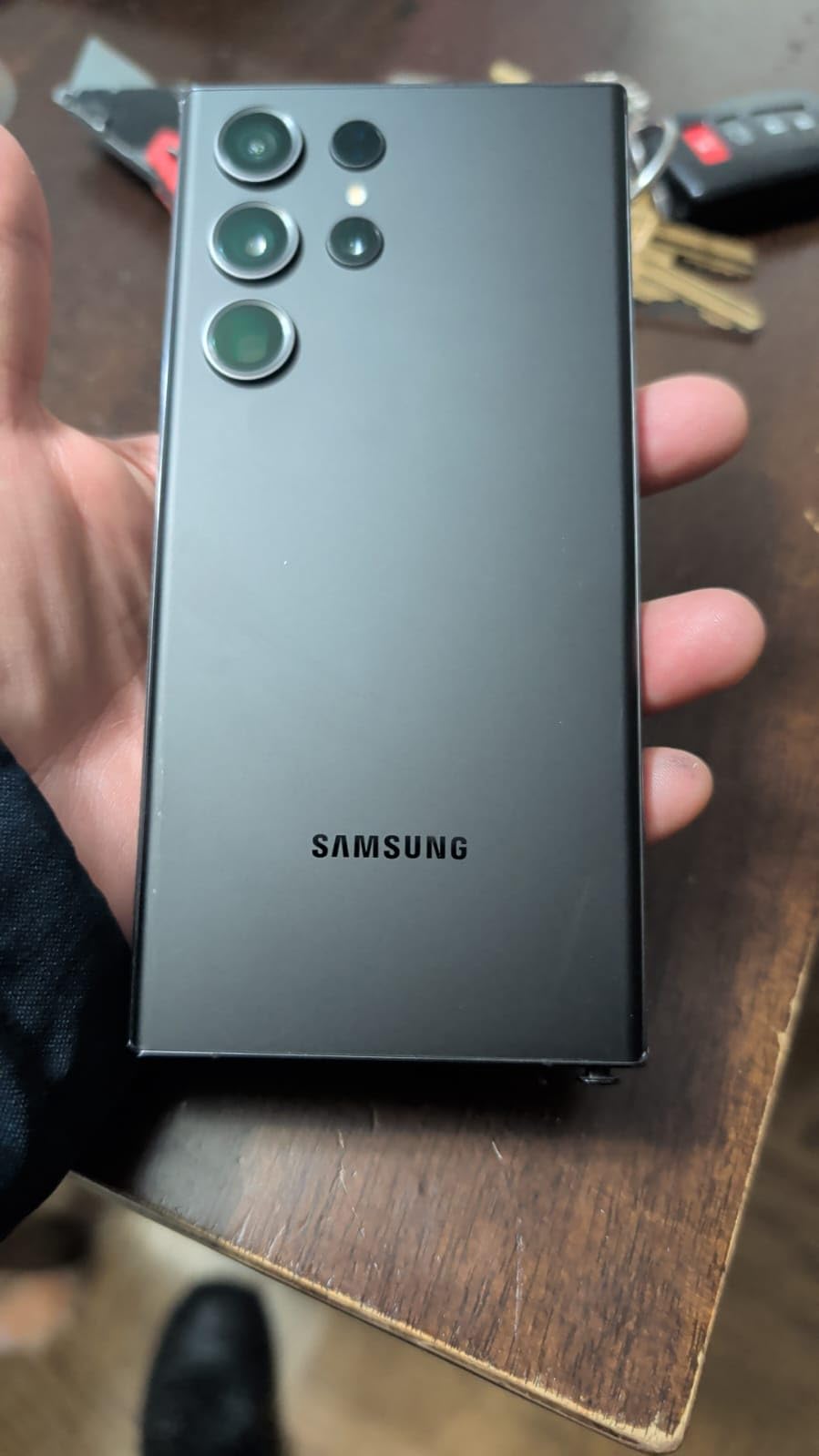 SAMSUNG Galaxy S23 Ultra 5G Factory Unlocked 512GB - Phantom Black (Renewed) customer photo 2