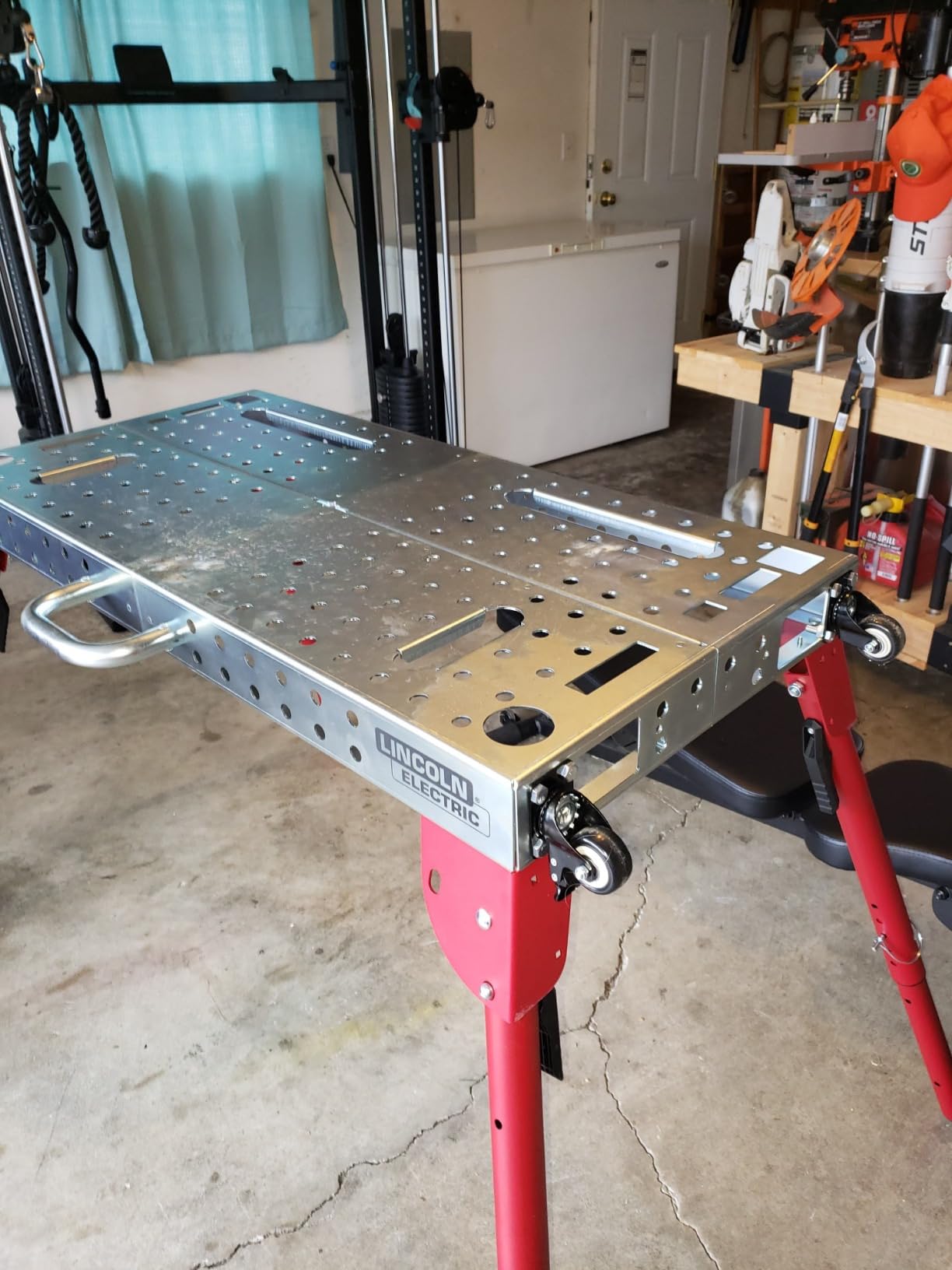 Lincoln K5334-1 Portable Welding Table Folding Workbench 21