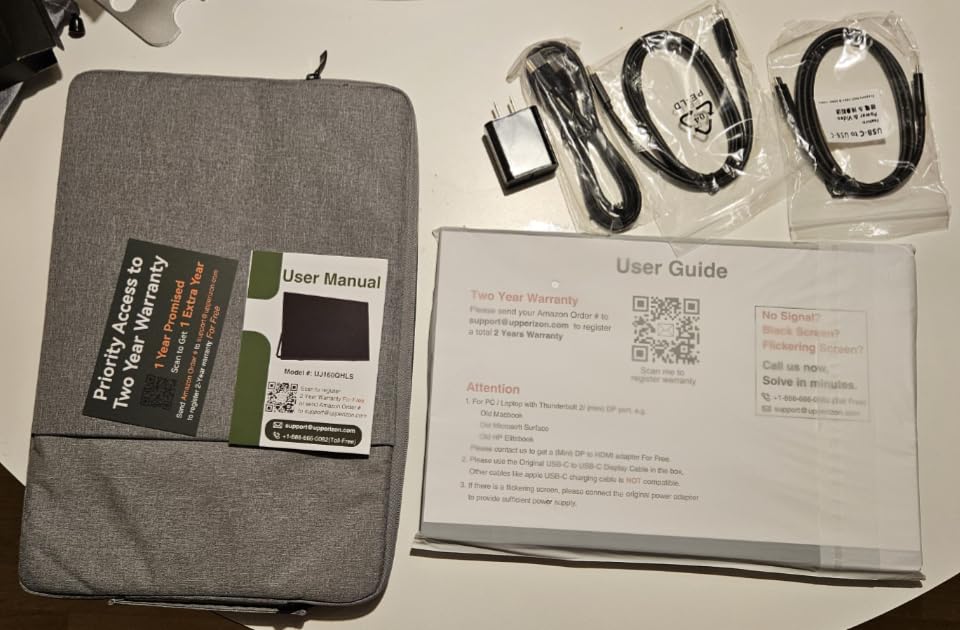 Portable Monitor 16 inch 2K QHD 2560X1600 145% sRGB 144Hz HDR HDMI USB-C Travel Monitor for Laptop MacBook PC Surface PS5 Xbox, External Display with Kickstand & Speakers, VESA Compatible customer photo 2