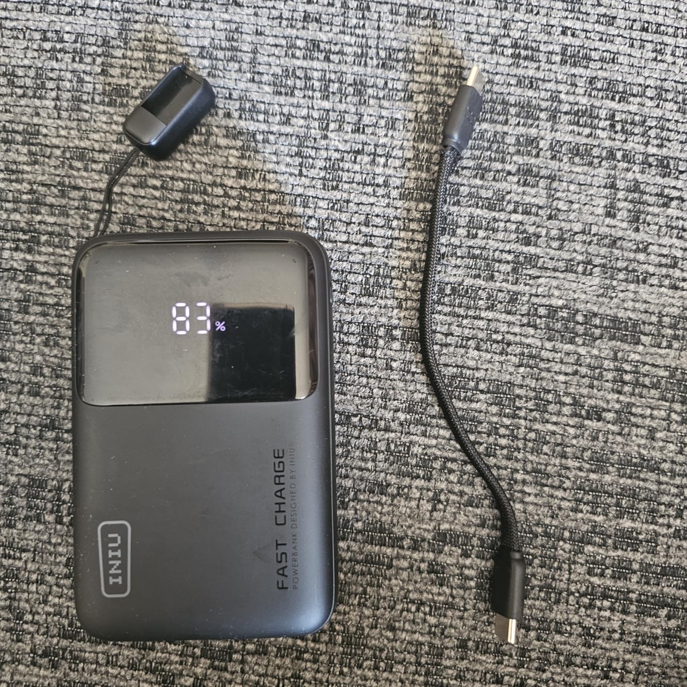 INIU Portable Charger, 20000mAh 65W Compact USB C Laptop Power Bank, PD QC Fast Charging 3-Output Battery Pack customer photo 2