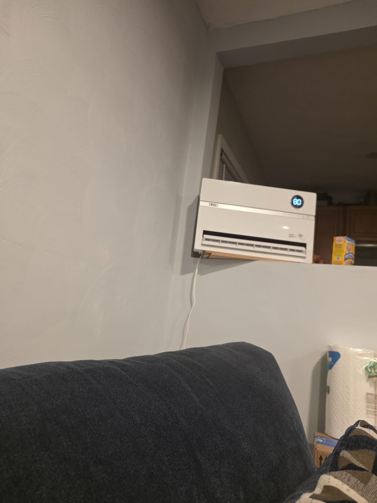 Dreo Smart Wall Heater, Electric Space Heater for Bedroom 1500W, 120° Vertical Oscillation, Adjustable Thermostat, Remote Control, 24H Timer, Easy-Mount Heater for Indoor Use, Works with Alexa, WH719S customer photo 2