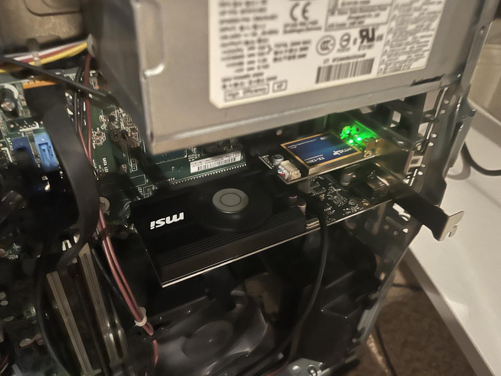 MSI Gaming GeForce GT 1030 4GB DDR4 64-bit HDCP Support DirectX 12 DP/HDMI Single Fan OC Graphics Card customer photo 3