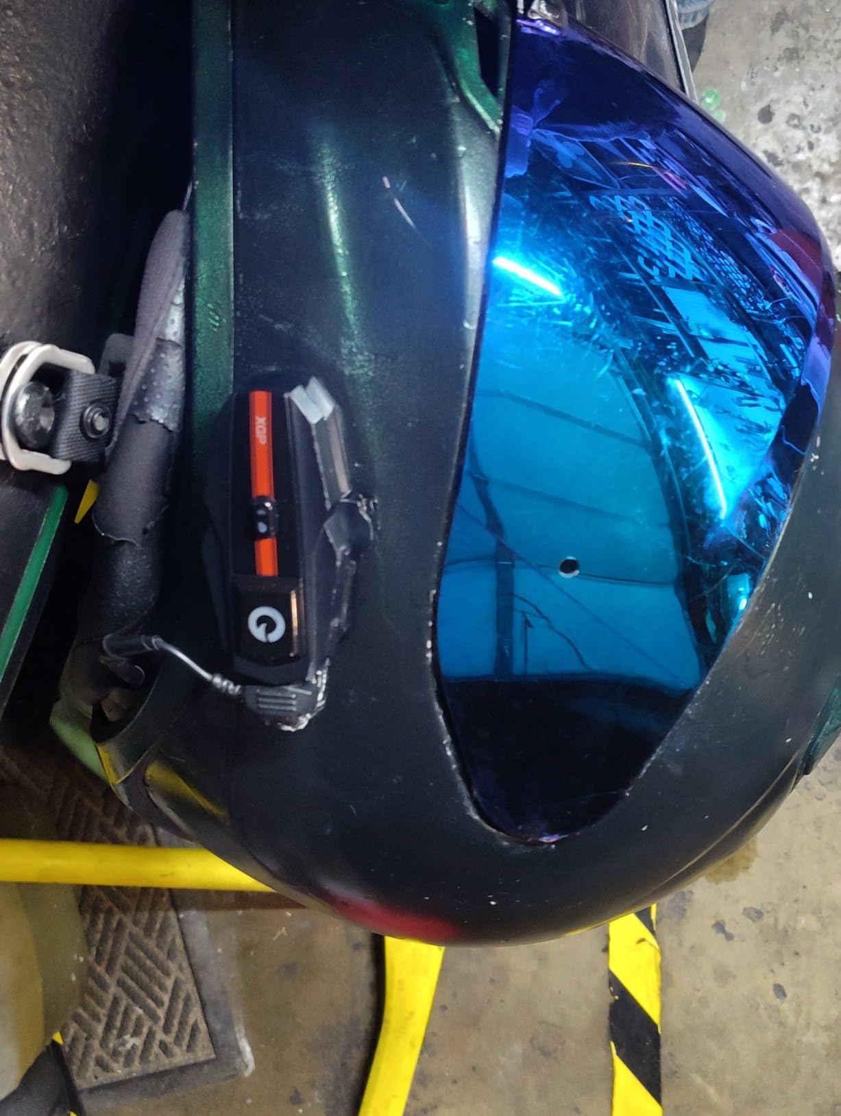 Motorcycle Helmet Bluetooth Headset Intercom Communication Systems, 2 Riders Music Sharing/IP67 Waterproof/Audio Muiltitasking, Fit for ATV/Snowmobile, 2 Pack customer photo 1