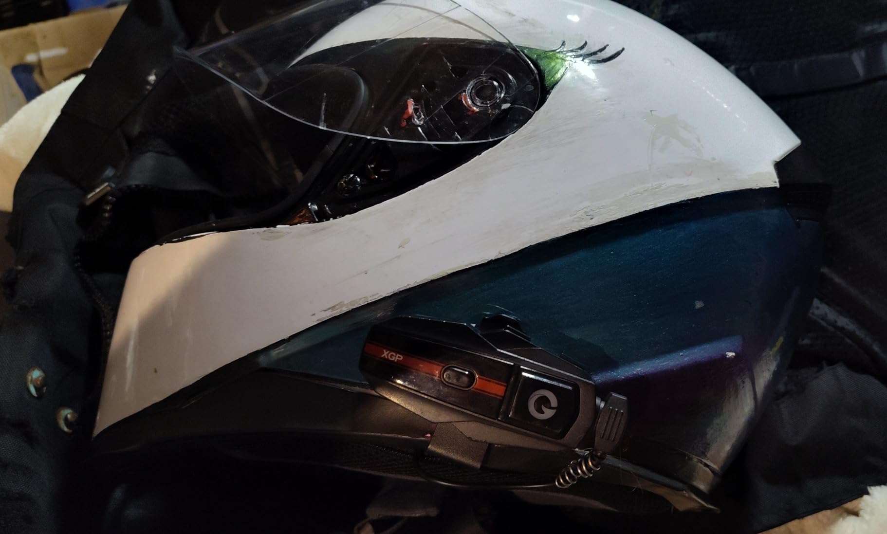 Motorcycle Helmet Bluetooth Headset Intercom Communication Systems, 2 Riders Music Sharing/IP67 Waterproof/Audio Muiltitasking, Fit for ATV/Snowmobile, 2 Pack customer photo 2