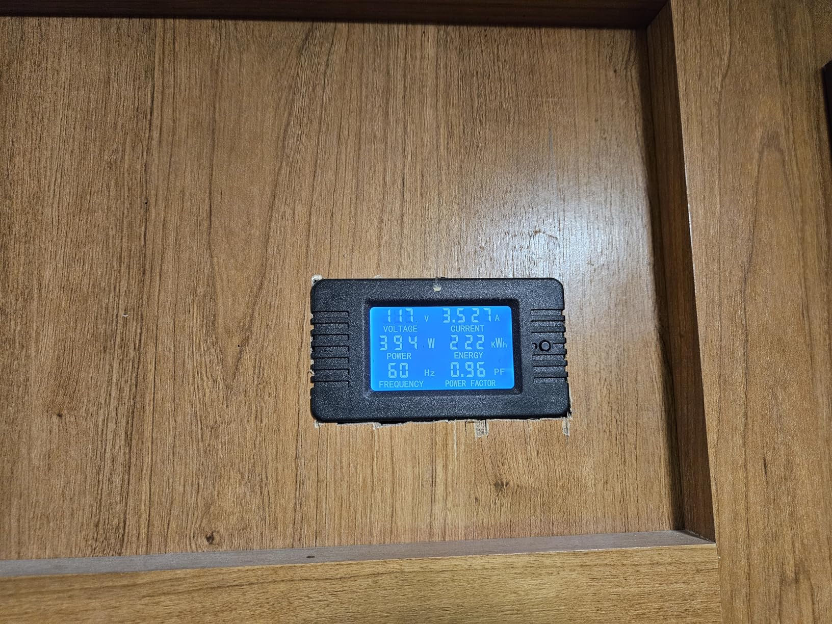 AC 80-260V 100A Multi-Function Power Monitor LCD Digital Display Voltage Current Frequency Power Factor Energy Meter with Split Core Current Transformer customer photo 1