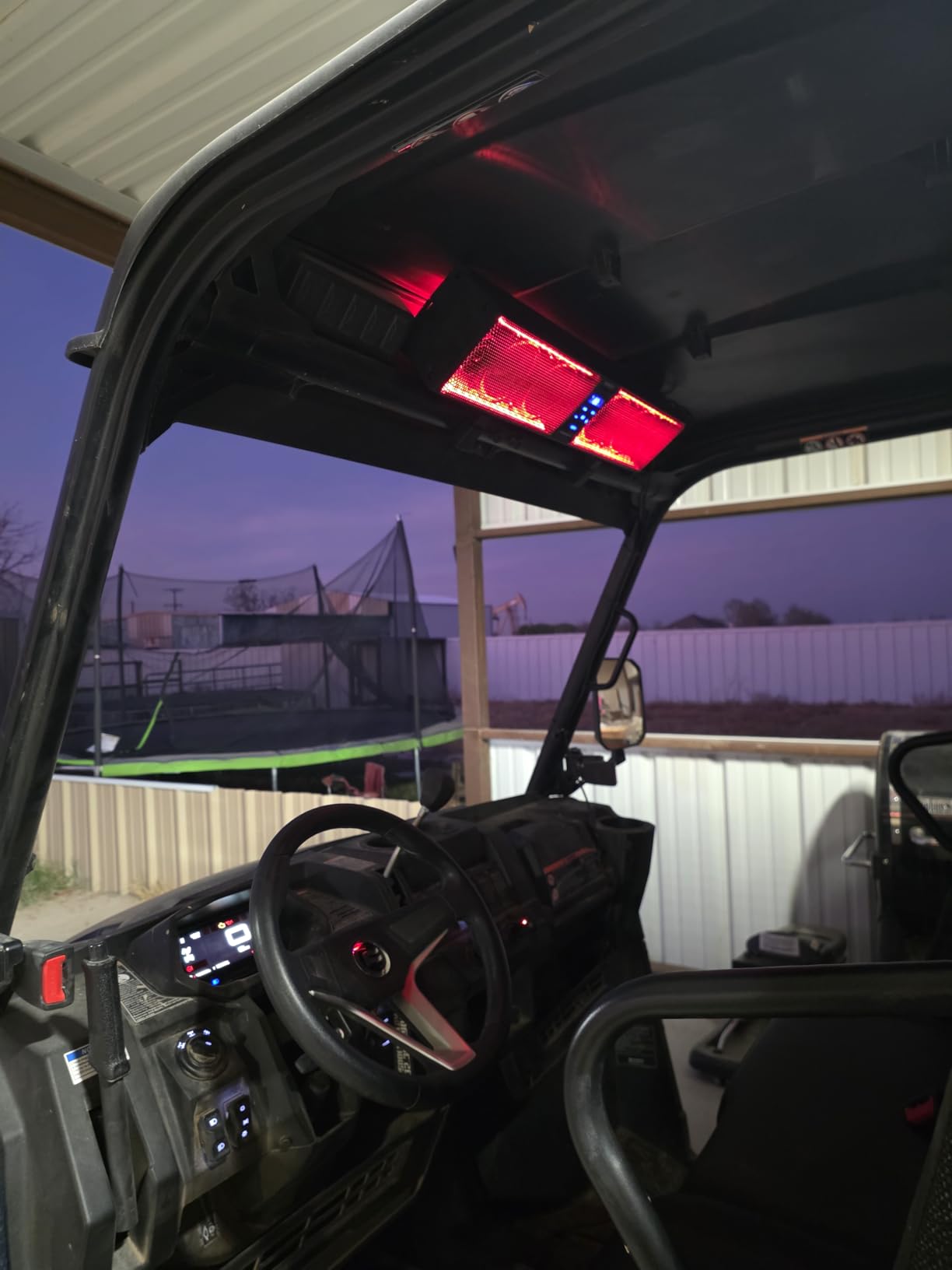 KEMIMOTO 6-Speaker Metal UTV Sound Bar, 25-inch IP65 Waterproof Golf Cart Sound Bar, ATV Speaker Bluetooth with RGB, SxS Soundbar Compatible with Polaris RZR Can-Am w/ 1.25 in - 2 in Roll Bar customer photo 2