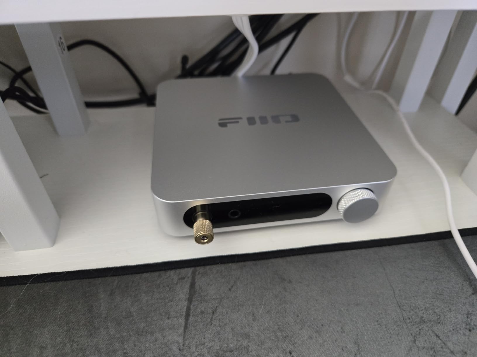 FiiO K11 Desktop 1400W Power Balanced Headphone DAC & Amplifier 384kHz/24Bit DSD256 for Home Audio/PC 6.35mm/4.4mm/RCA/Coaxial/Optical (Silver) customer photo 1