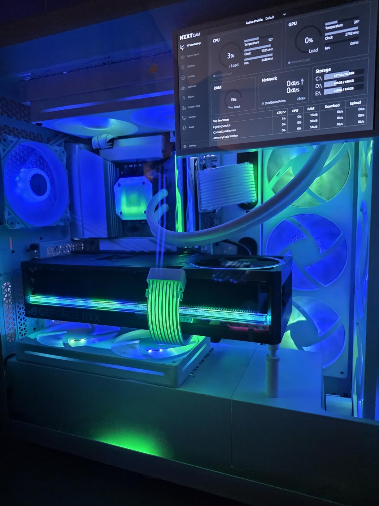 G.SKILL Trident Z5 Neo RGB Series DDR5 RAM (AMD Expo) 64GB (2x32GB) 6000MT/s CL30-36-36-96 1.40V Desktop Computer Memory U-DIMM - Matte White (F5-6000J3036G32GX2-TZ5NRW) customer photo 1