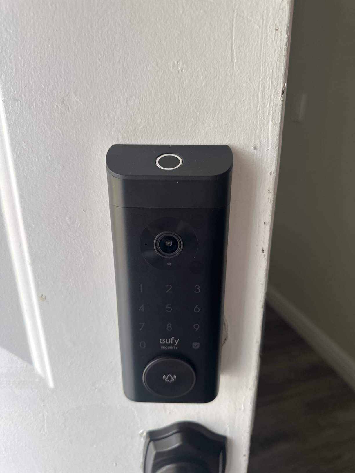 eufy Security Video Smart Lock E330, 3-in-1 Camera+Doorbell+Fingerprint Keyless Entry Door Lock, Smart Built-in Wi-Fi Deadbolt for Front Door, Auto Lock, App Remote Control, Easy Installation customer photo 2