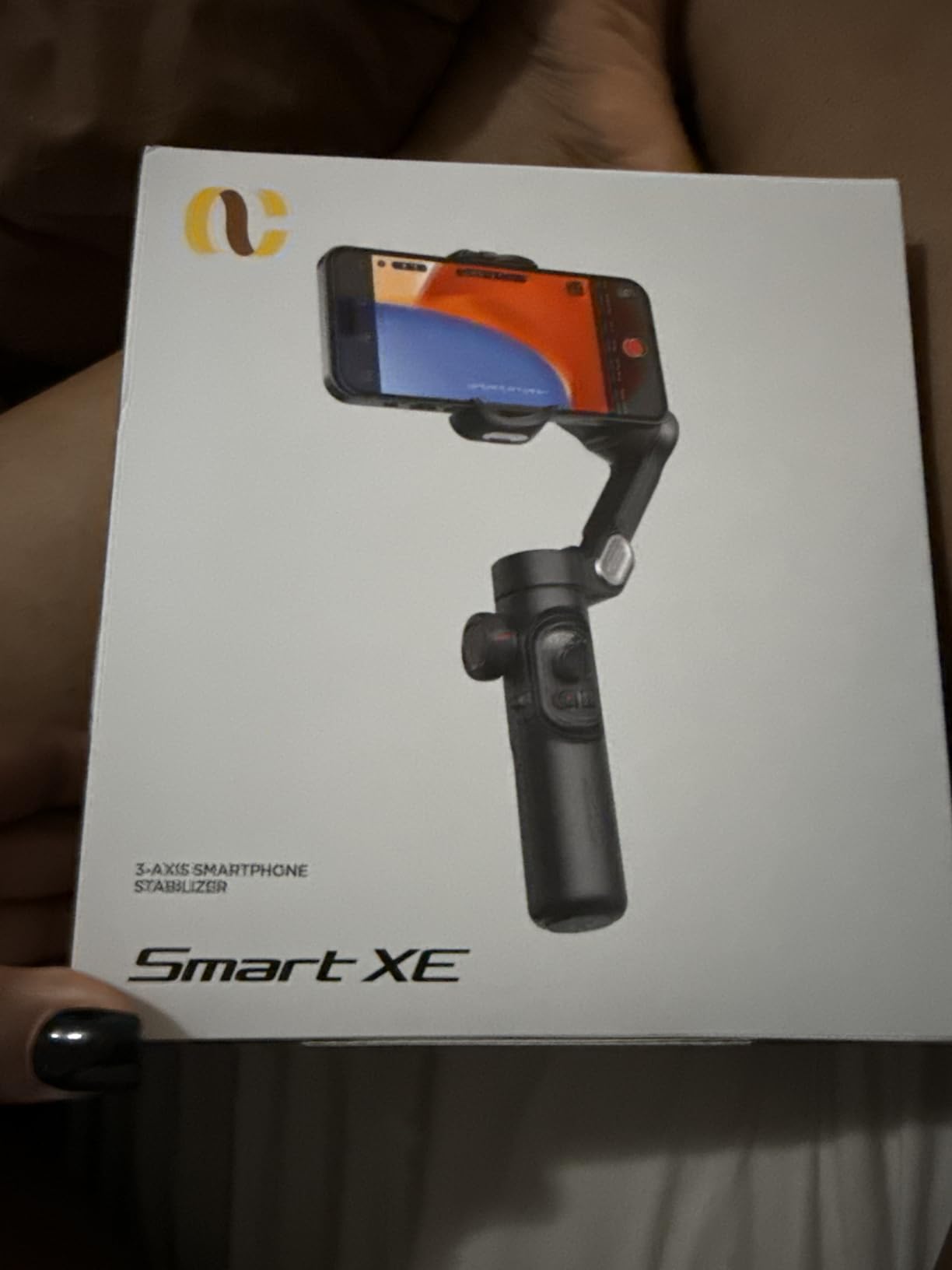 AOCHUAN Gimbal Stabilizer for iPhone Gimbal, Smartphone w/Focus Wheel Face/Object Tracking for iPhone 17 16 15 Pro Max/Android Foldable 3-Axis Handheld Phone Stabilizer for Video Recording -Smart XE customer photo 1