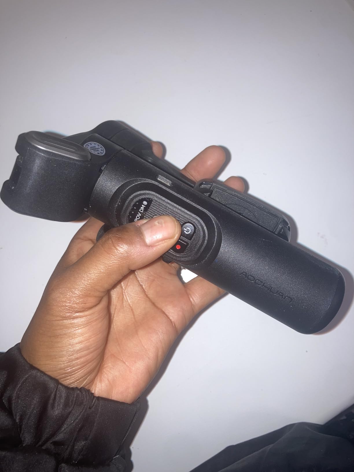 AOCHUAN Gimbal Stabilizer for iPhone Gimbal, Smartphone w/Focus Wheel Face/Object Tracking for iPhone 17 16 15 Pro Max/Android Foldable 3-Axis Handheld Phone Stabilizer for Video Recording -Smart XE customer photo 2