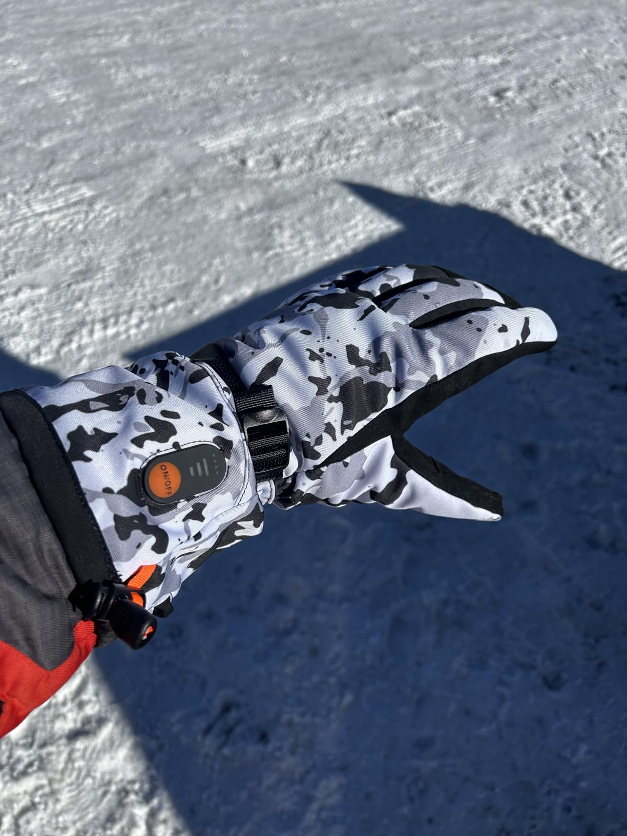 WASOTO Heated Gloves for Men Women with 7.4V 22.2WH Rechargeable Battery Waterproof Heated Ski Gloves for Motorcycle Working Hunting Hiking Camping Walking Arthritis Raynaud Skiing customer photo 2