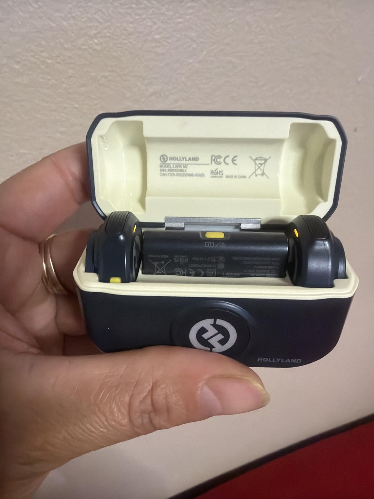 Hollyland Lark M2 Wireless Microphone for iPhone15/16/17&Android, USB C Mini Lapel Microphone Wireless, 1000ft Range, Hi-Fi Audio, Noise Cancellation, 30H Battery for Video Recording customer photo 2