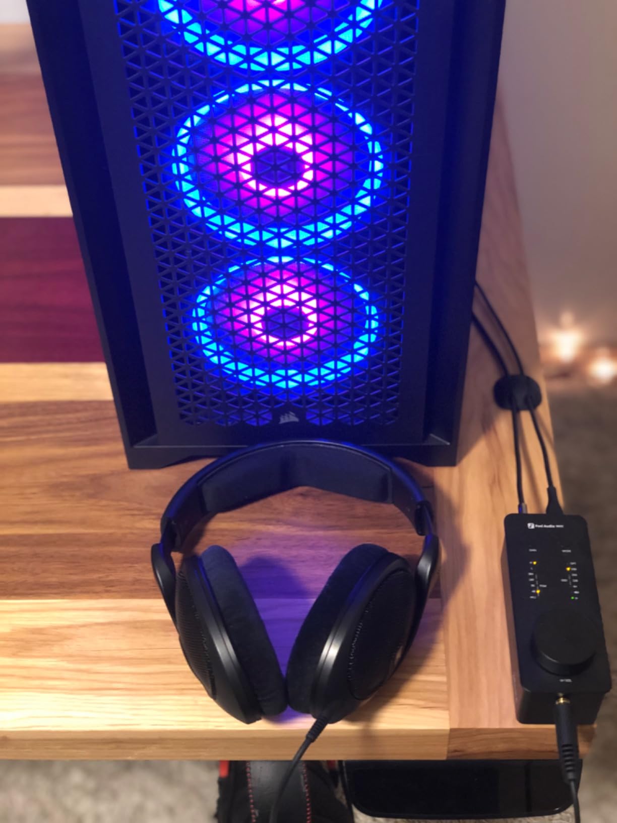 Fosi Audio SK02 DAC Amp Headphone Amplifier Desktop USB C to AUX Digital to Analog Audio Converter Adapter Preamp Optical to 3.5mm 4.4mm Balanced Combo for Home Audio System customer photo 1