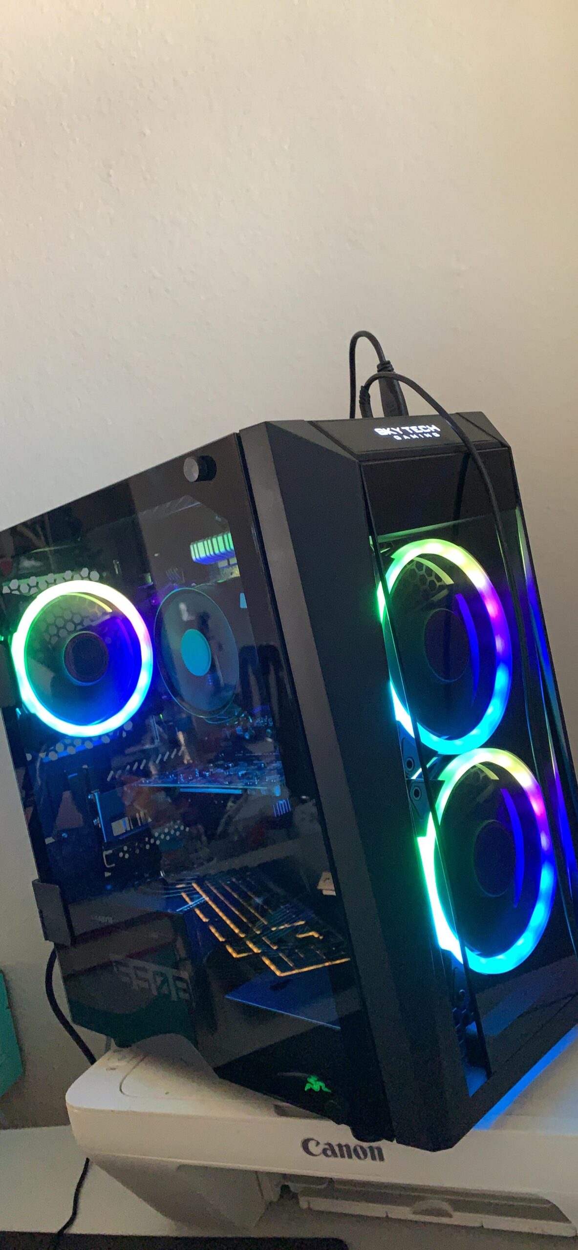 Skytech Gaming Azure Desktop PC, Intel i7 14700F 2.1 GHz (5.3GHz), NVIDIA RTX 4070 Super 12GB, 1TB Gen4 NVMe SSD, 32GB DDR5 RAM 5200 RGB, 750W Gold PSU, 360mm ARGB AIO, Wi-Fi, Win 11 customer photo 1