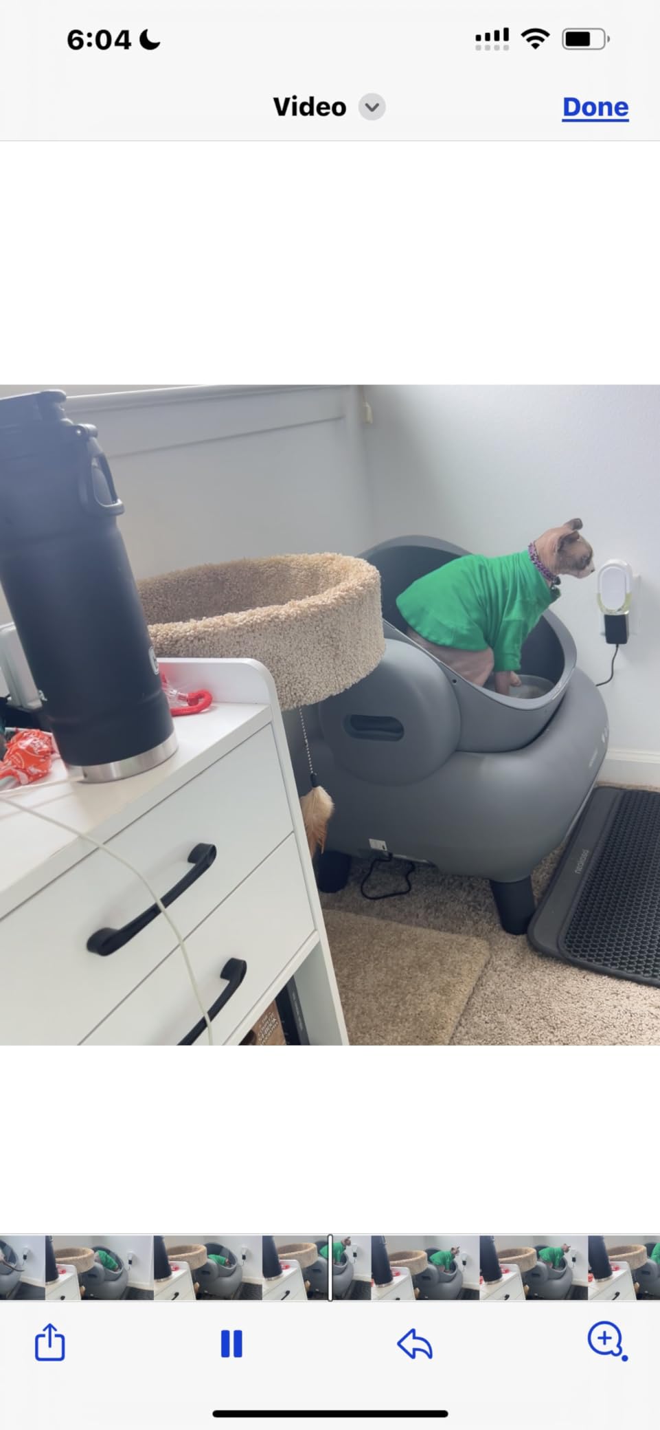 Neakasa M1 Plus Open-Top Self-Cleaning Cat Litter Box, 360 Safety Sensors, Advanced Odor & Leak Control, Automatic for Large & Multi-Cat Homes, Litter Mat & 2 Rolls Refill Bags Included customer photo 2