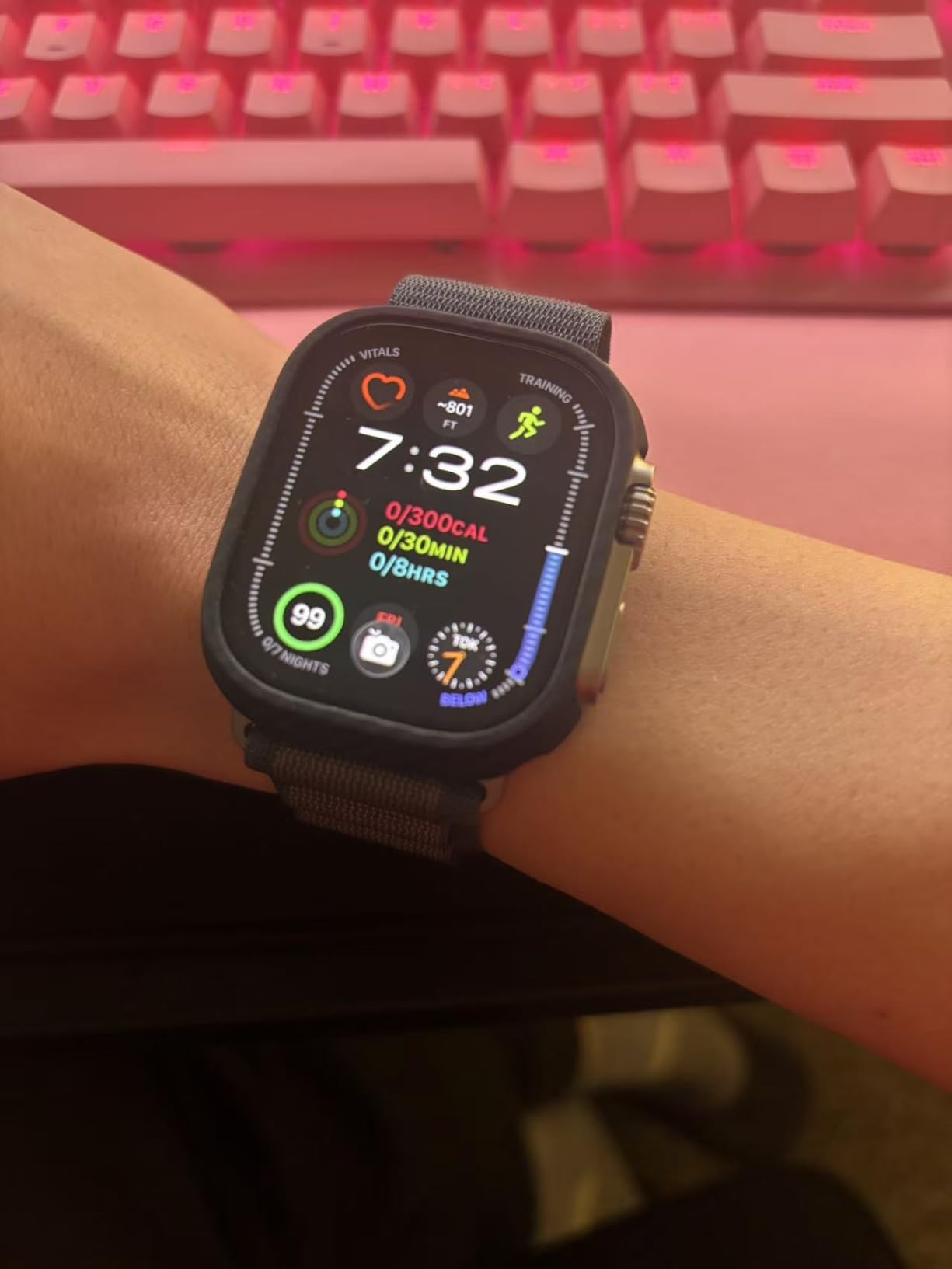 Apple Watch Ultra 2 [GPS + Cellular 49mm] Smartwatch with Rugged Titanium Case & Indigo Alpine Loop Medium. Fitness Tracker, Precision GPS, Action Button, Extra-Long Battery Life customer photo 1