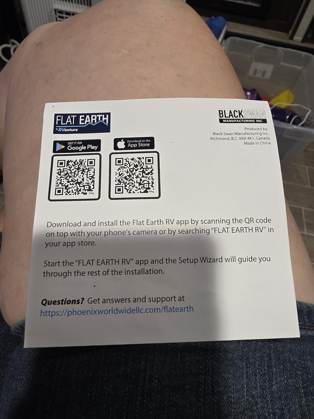 Flat Earth by RVenture Wireless RV Leveling System, Bluetooth App Controlled Level Kit for All RV Types customer photo 2