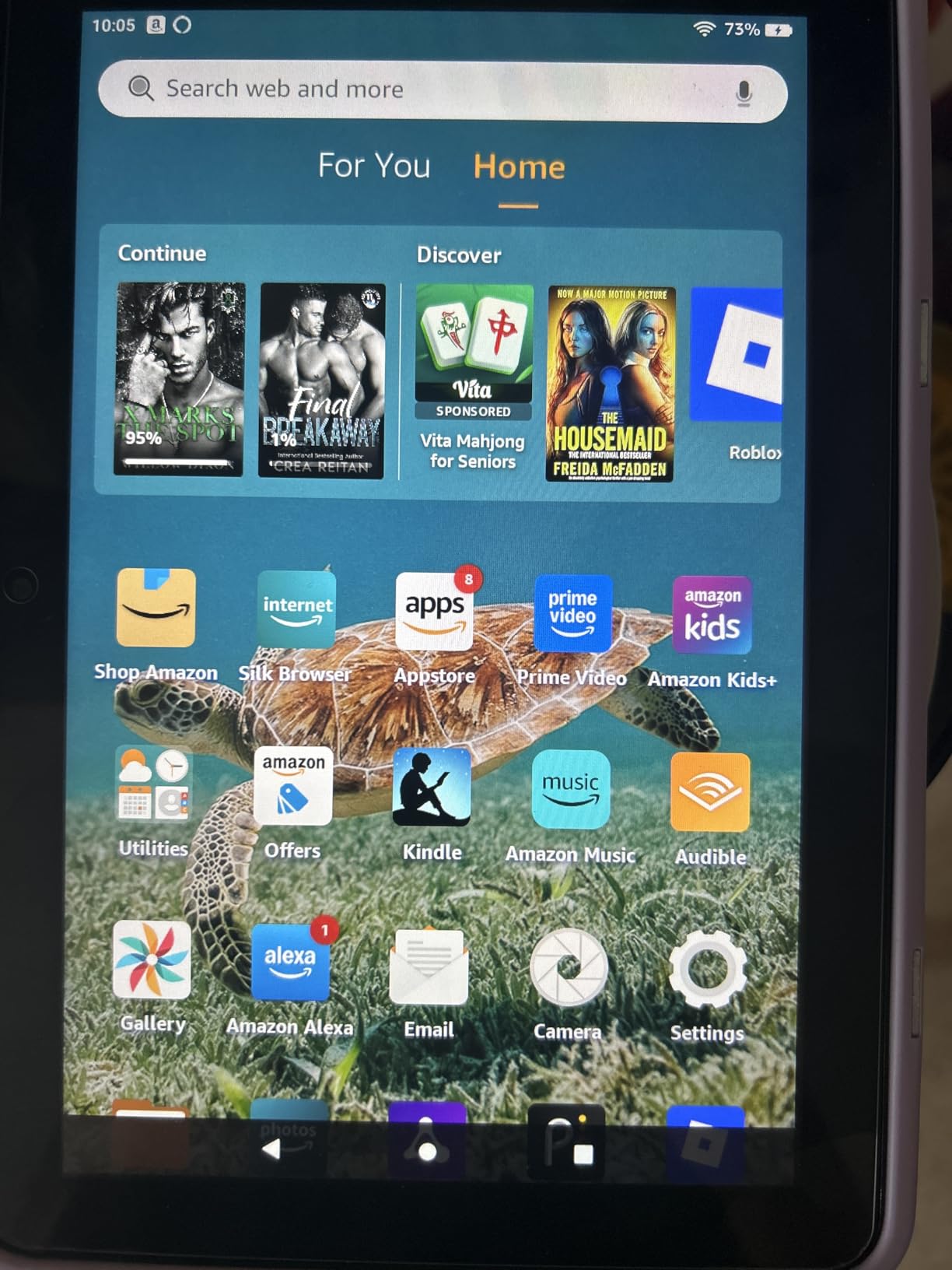Like-New Amazon Fire HD 8 tablet (newest model), 8